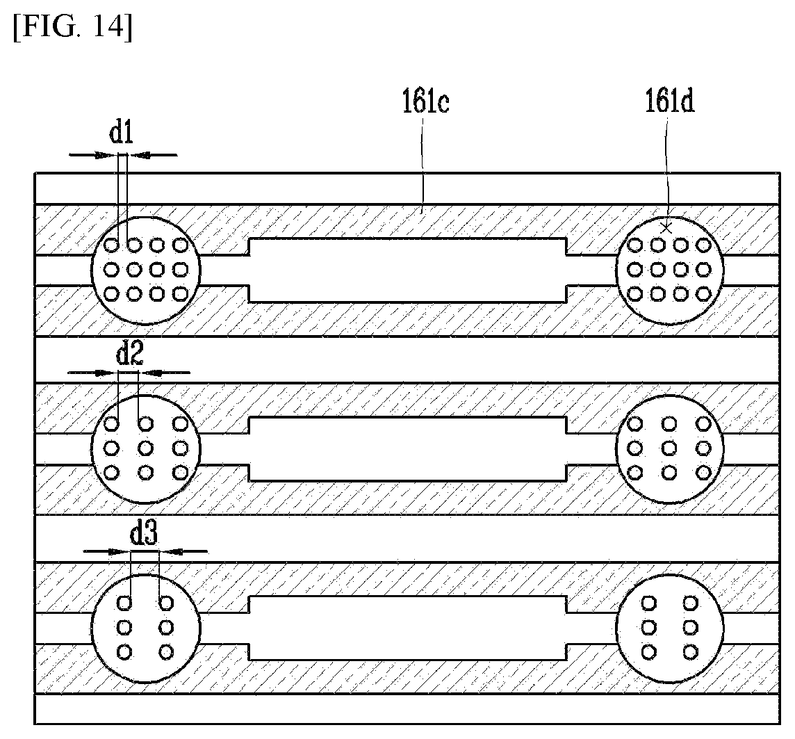 Patent US12308352 Figure 14 – Display device using micro led