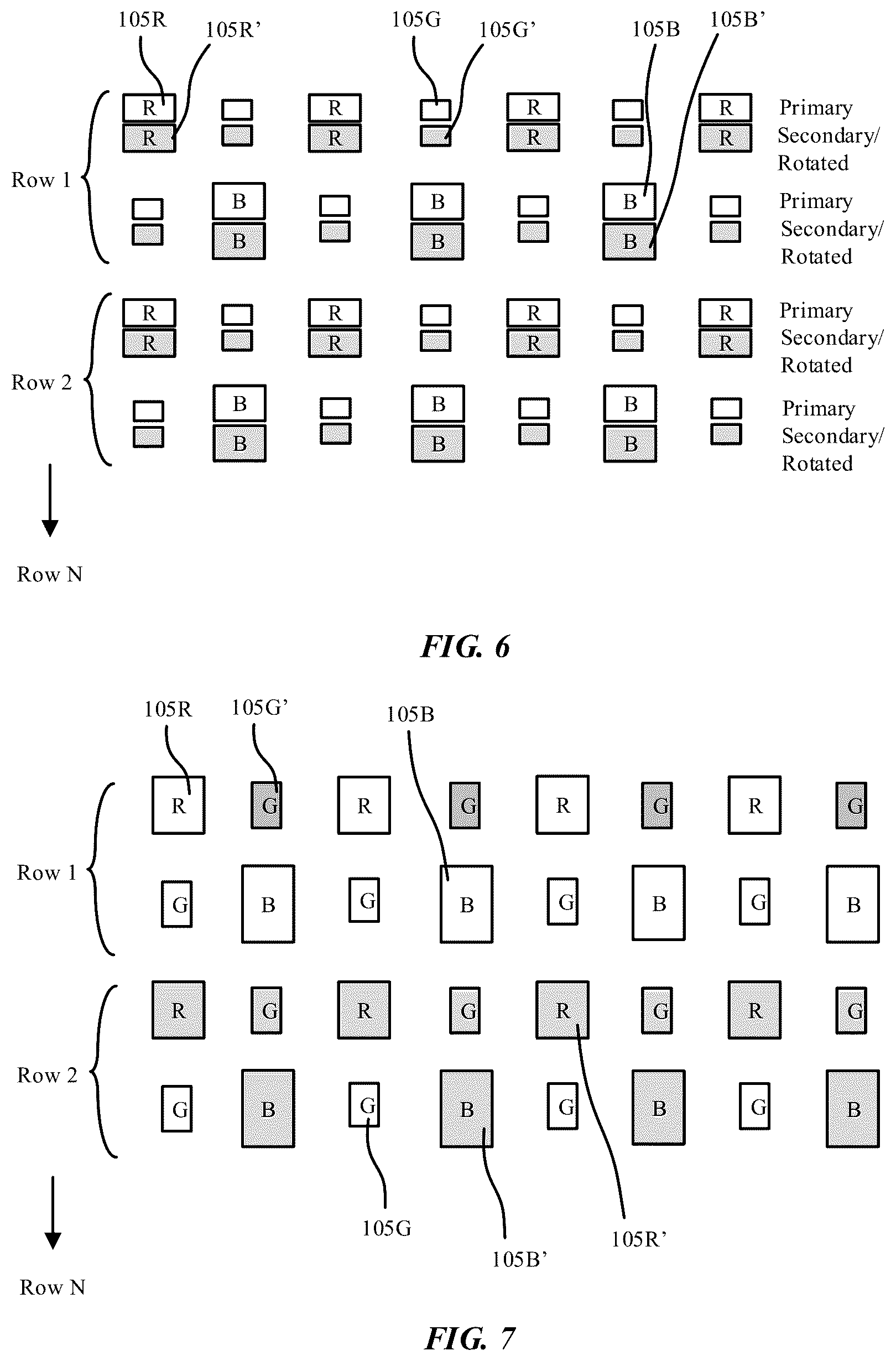 Patent US12308353 Figure 5 – Rotate redundancy method for LED array placement to correct front of screen artifacts