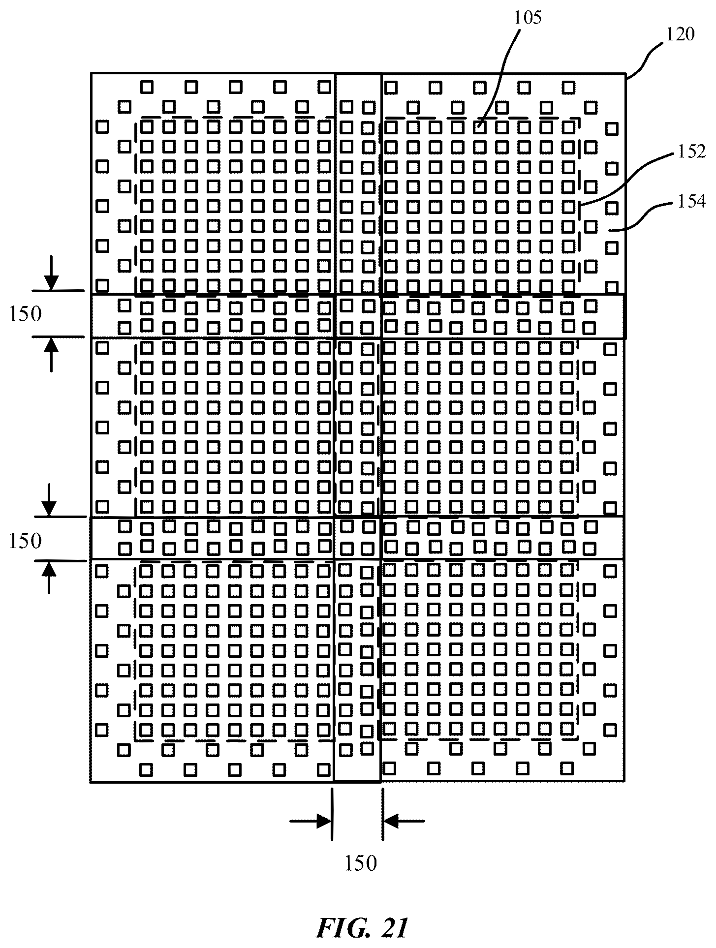 Patent US12308353 Figure 12 – Rotate redundancy method for LED array placement to correct front of screen artifacts