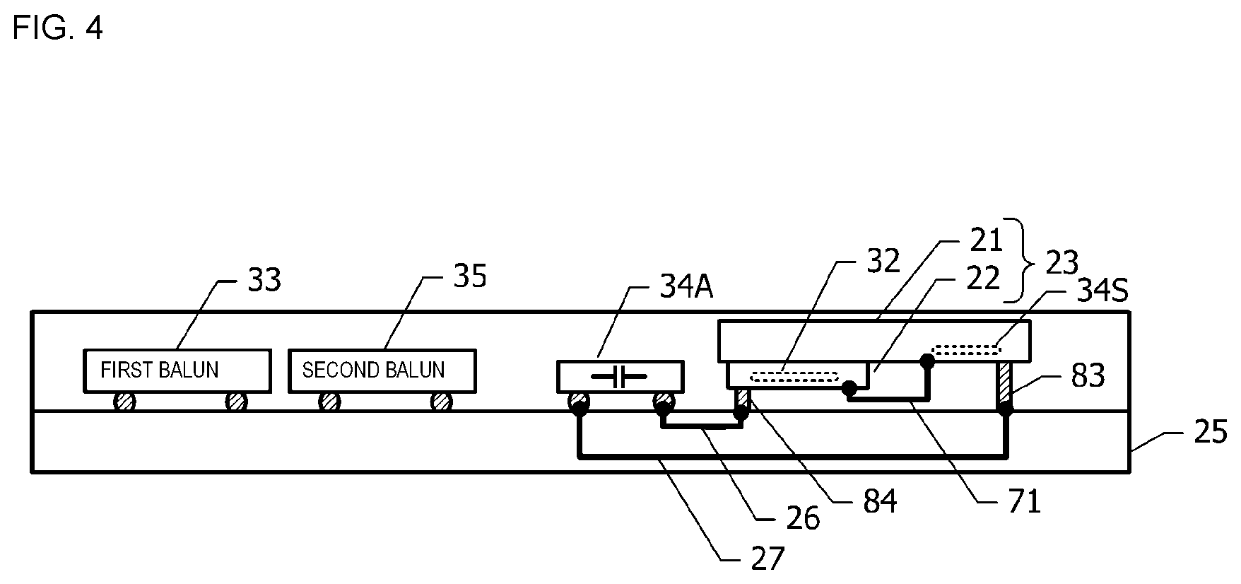 Patent US12308355 Figure 4 – Semiconductor device and semiconductor module
