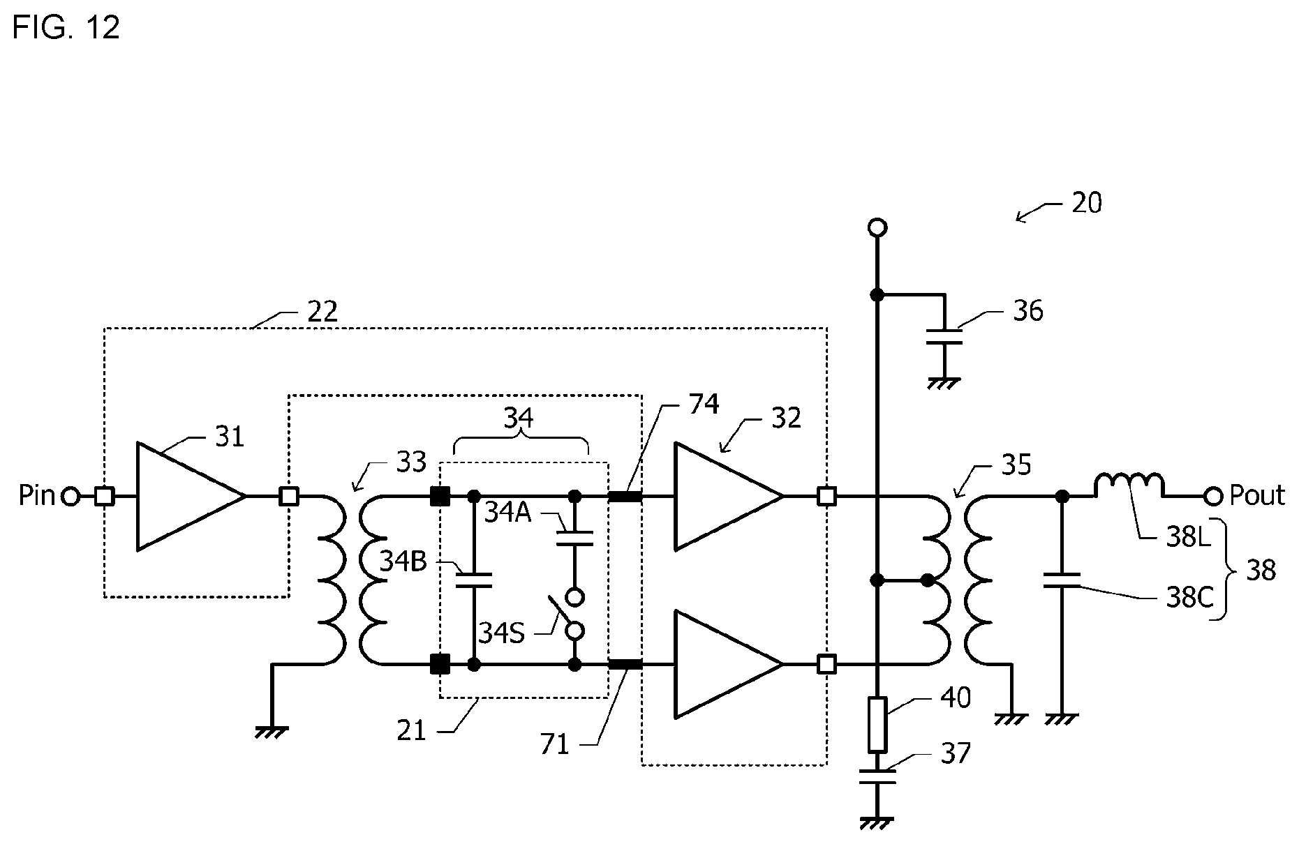 Patent US12308355 Figure 12 – Semiconductor device and semiconductor module