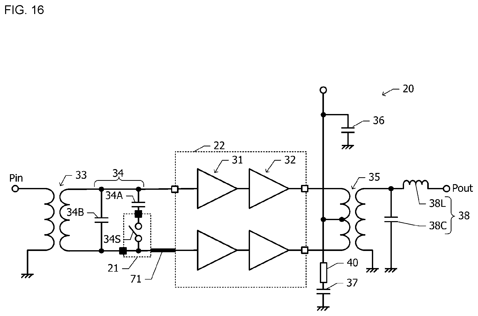 Patent US12308355 Figure 16 – Semiconductor device and semiconductor module