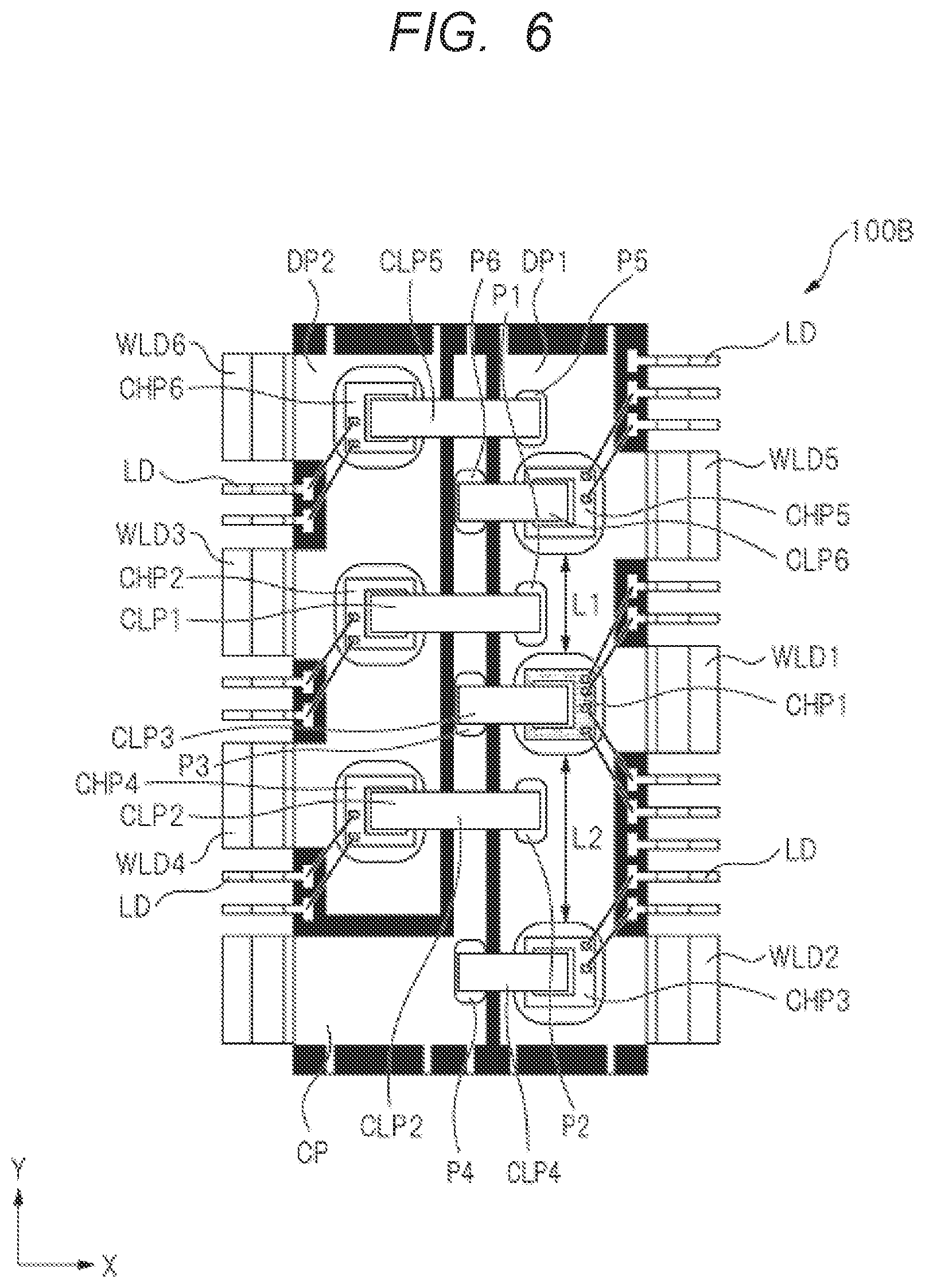 Patent US12308356 Figure 7 – Semiconductor device including semiconductor chip having power transistor and temperature sensing diode