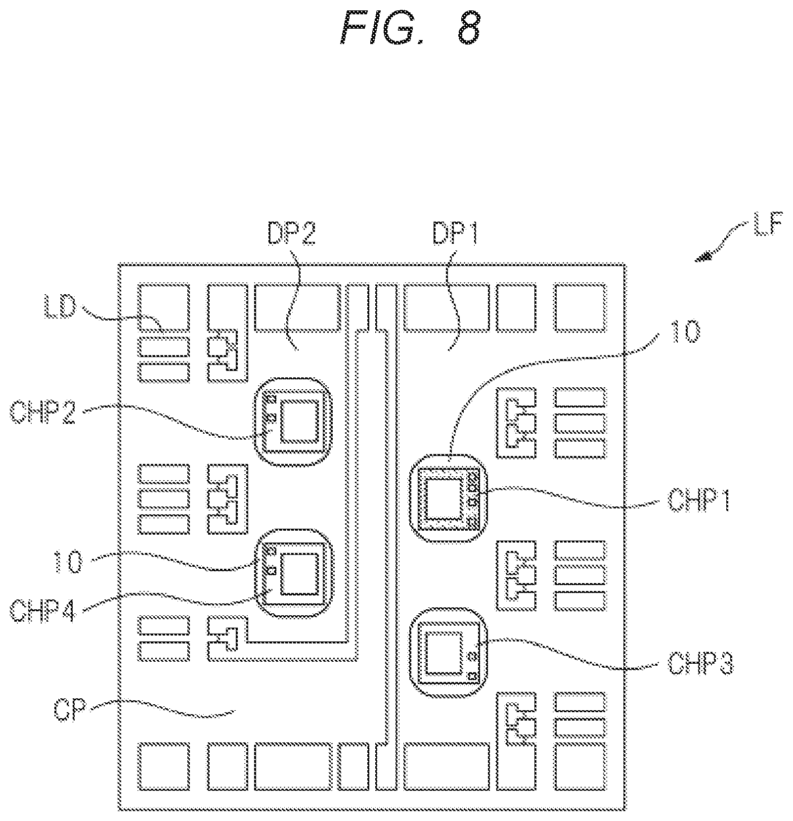 Patent US12308356 Figure 9 – Semiconductor device including semiconductor chip having power transistor and temperature sensing diode