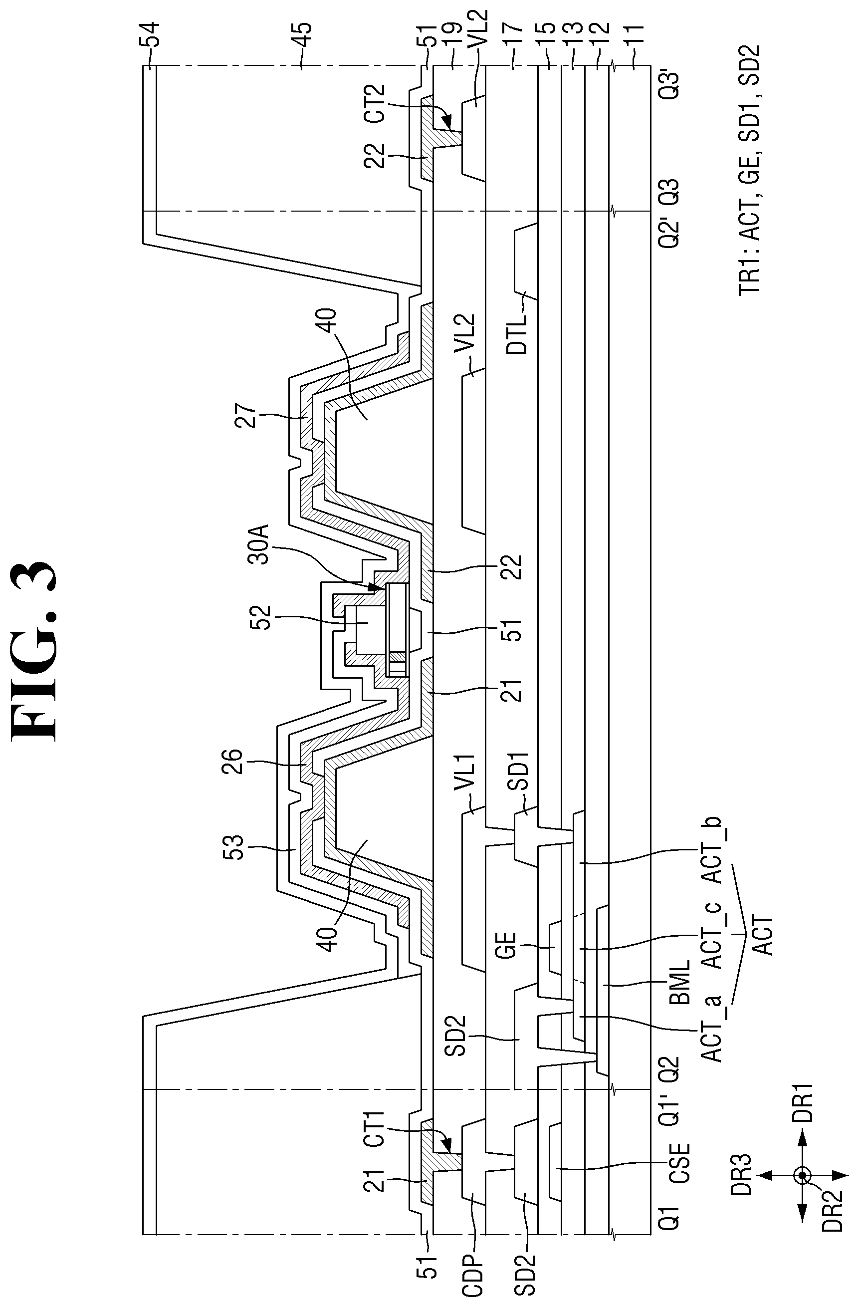 Patent US12308357 Figure 3 – Display device