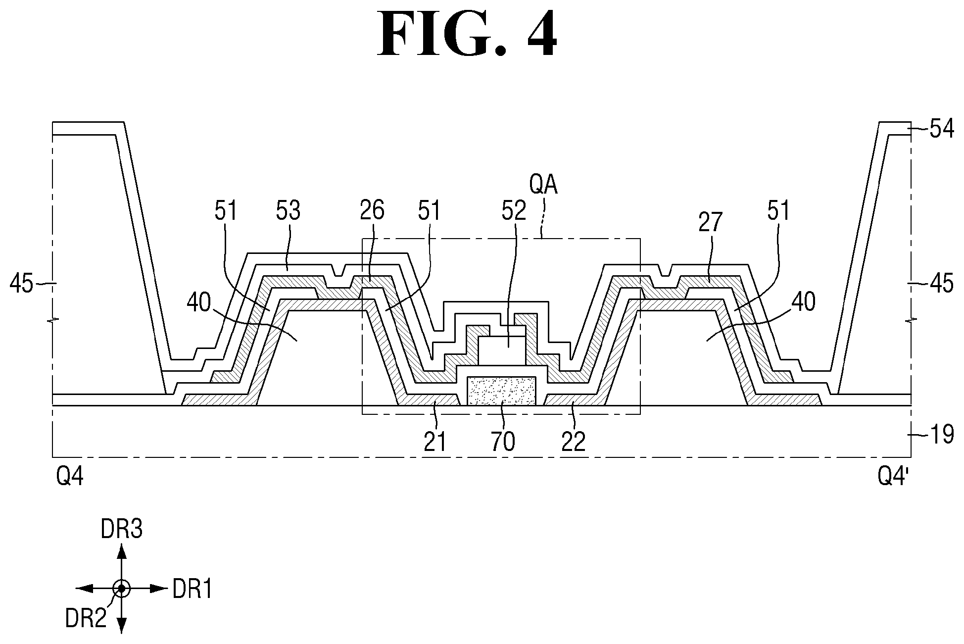 Patent US12308357 Figure 4 – Display device