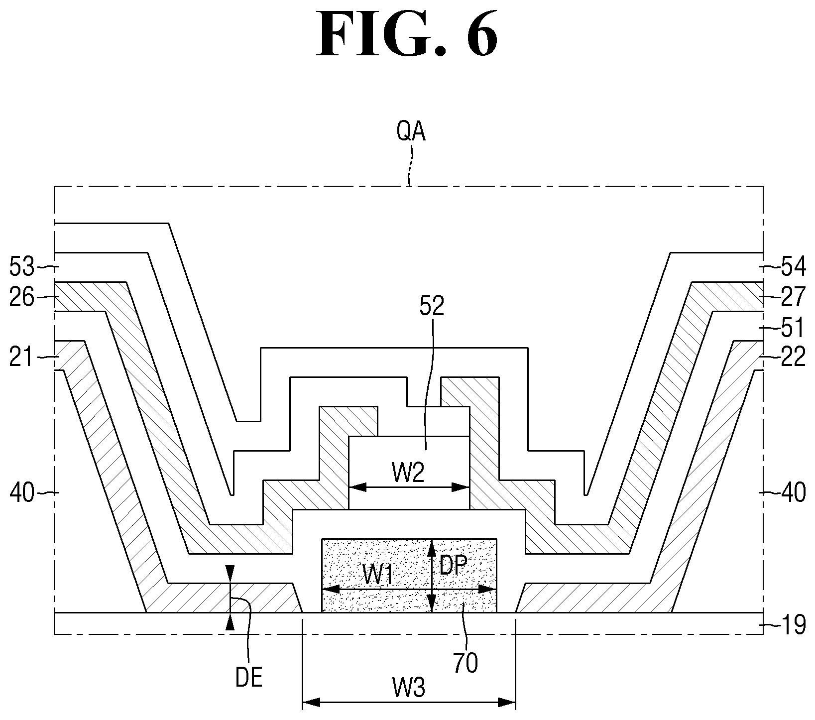 Patent US12308357 Figure 6 – Display device