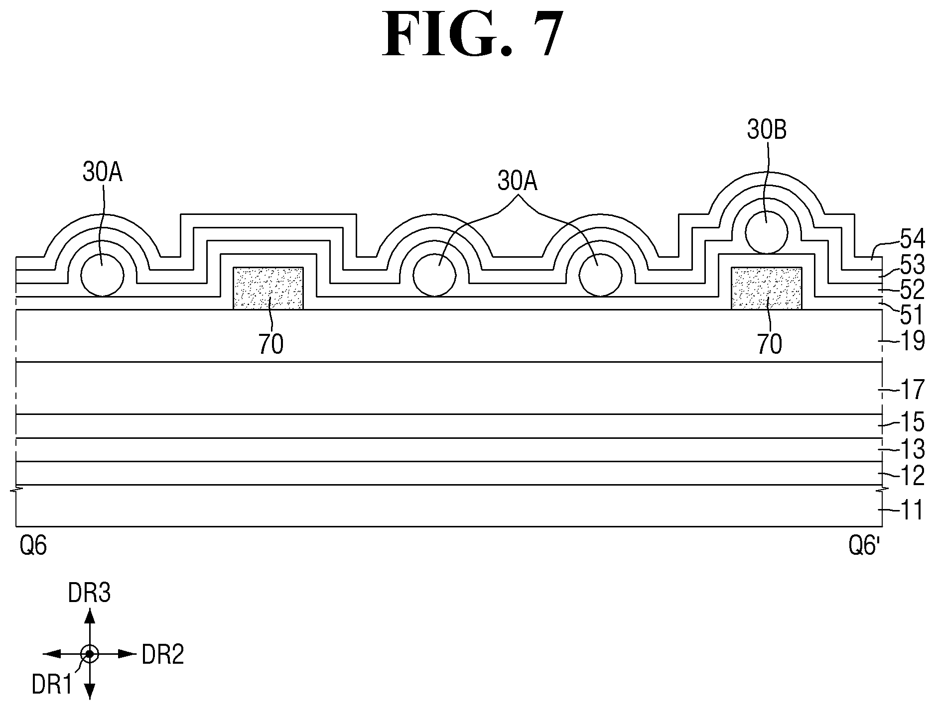 Patent US12308357 Figure 7 – Display device