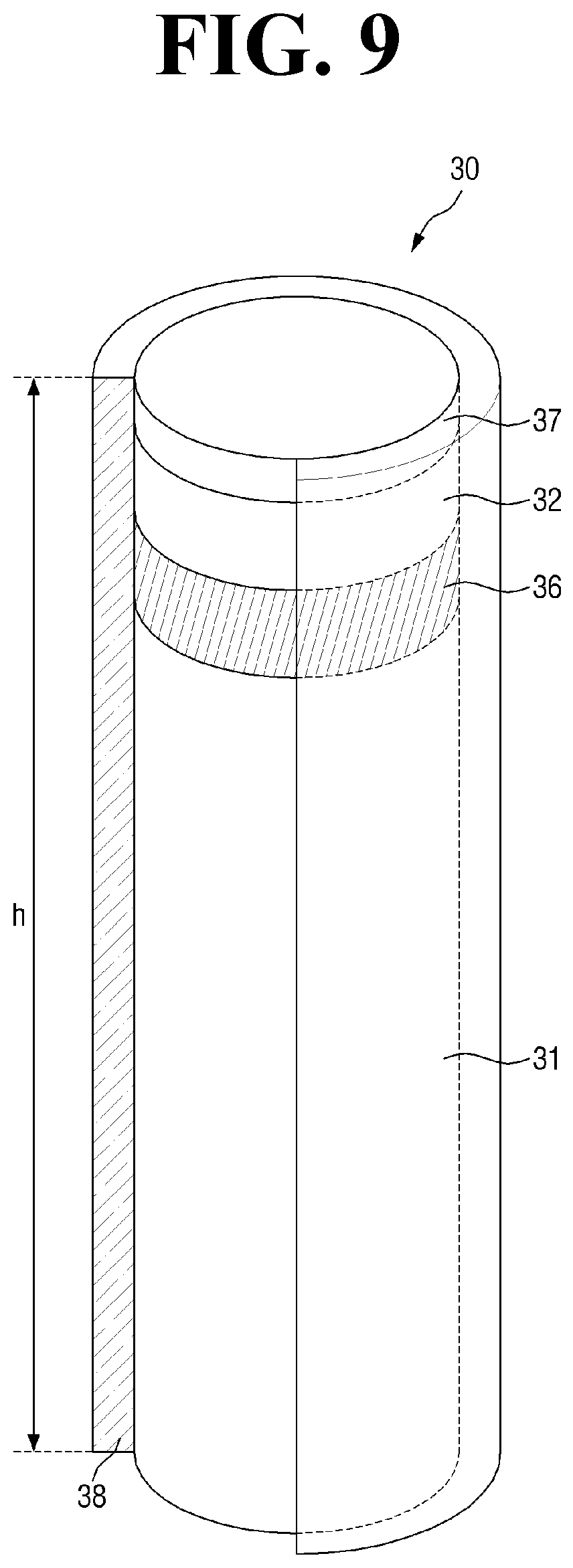 Patent US12308357 Figure 9 – Display device