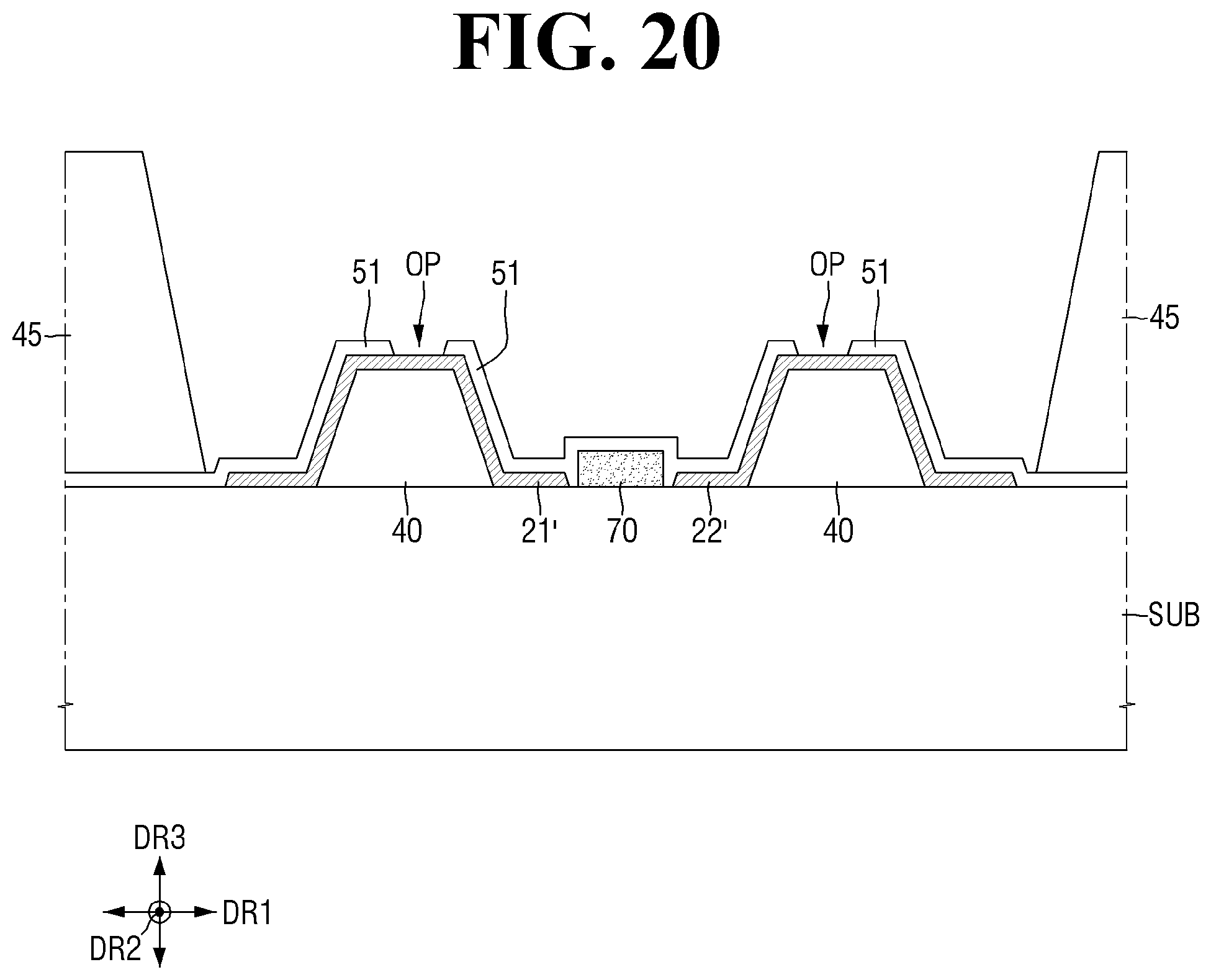 Patent US12308357 Figure 20 – Display device