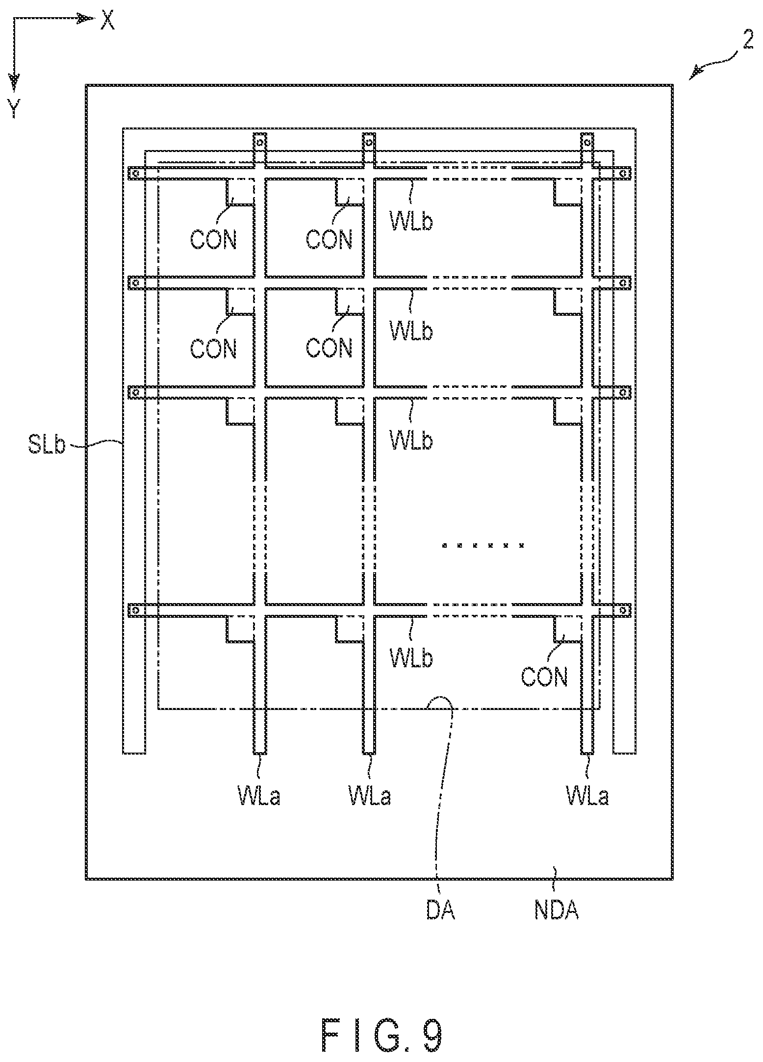 Patent US12308358 Figure 7 – Display device