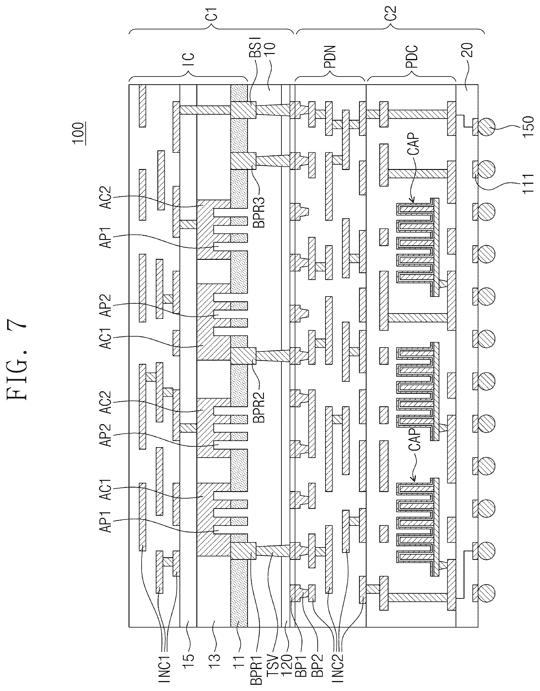 Patent US12308363 Figure 8 – Semiconductor package