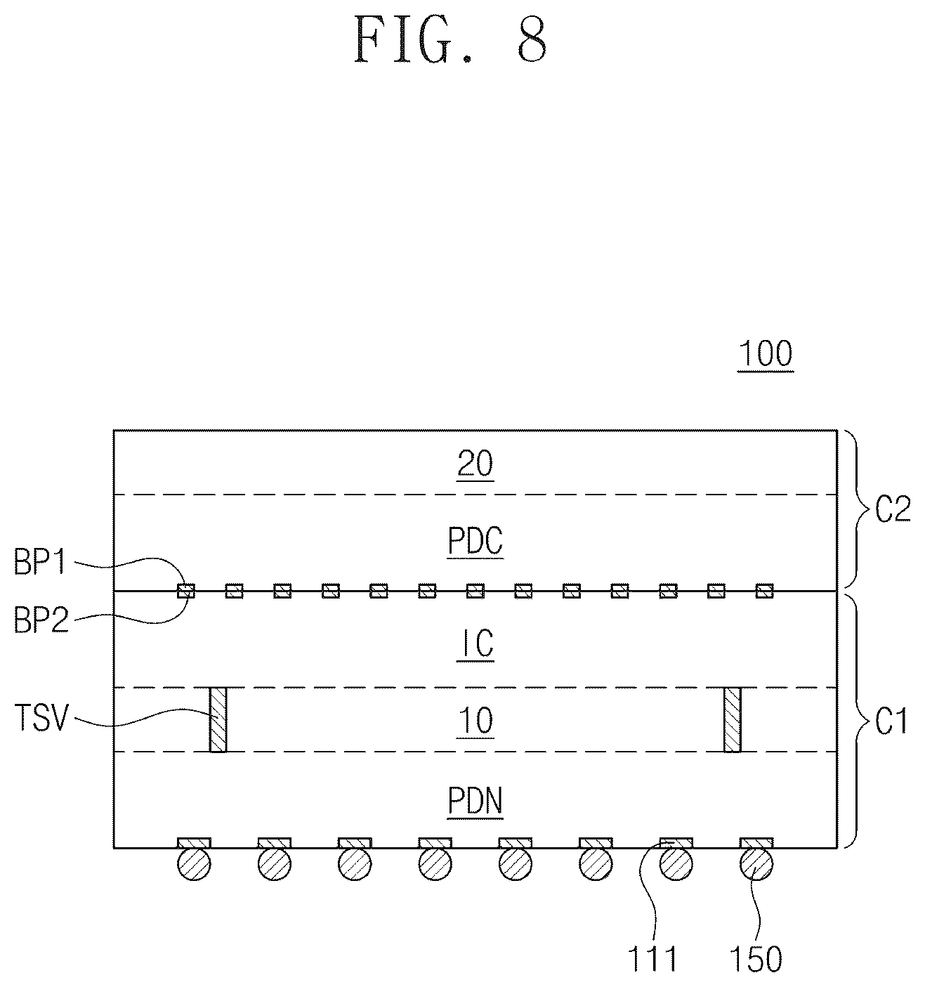 Patent US12308363 Figure 9 – Semiconductor package