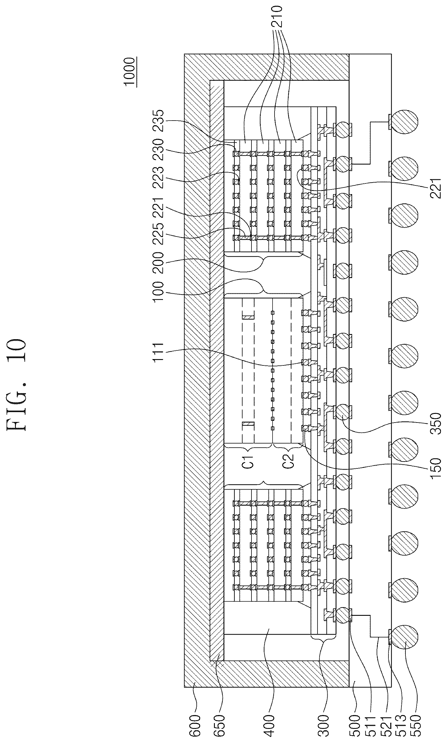 Patent US12308363 Figure 11 – Semiconductor package