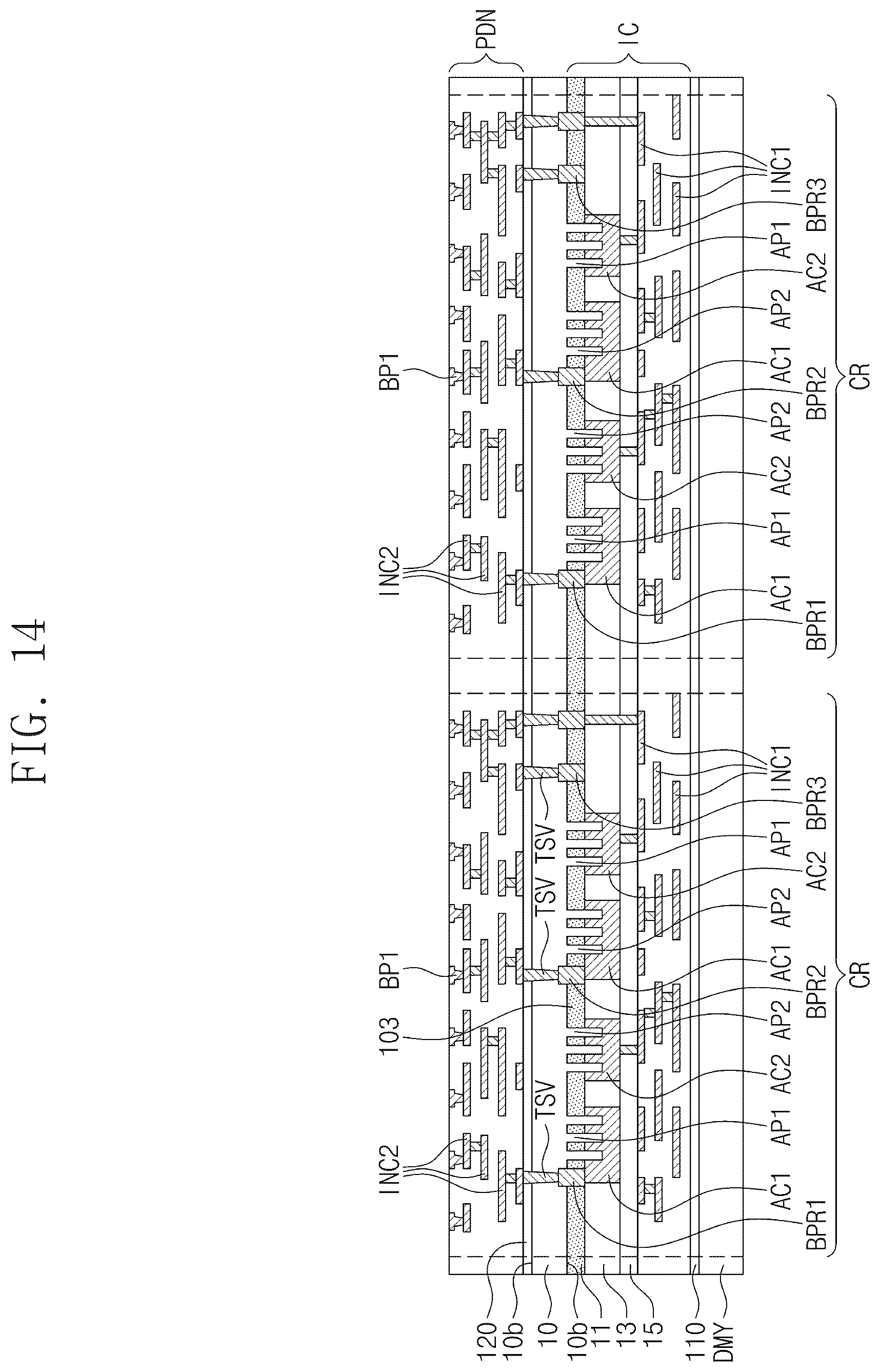 Patent US12308363 Figure 14 – Semiconductor package