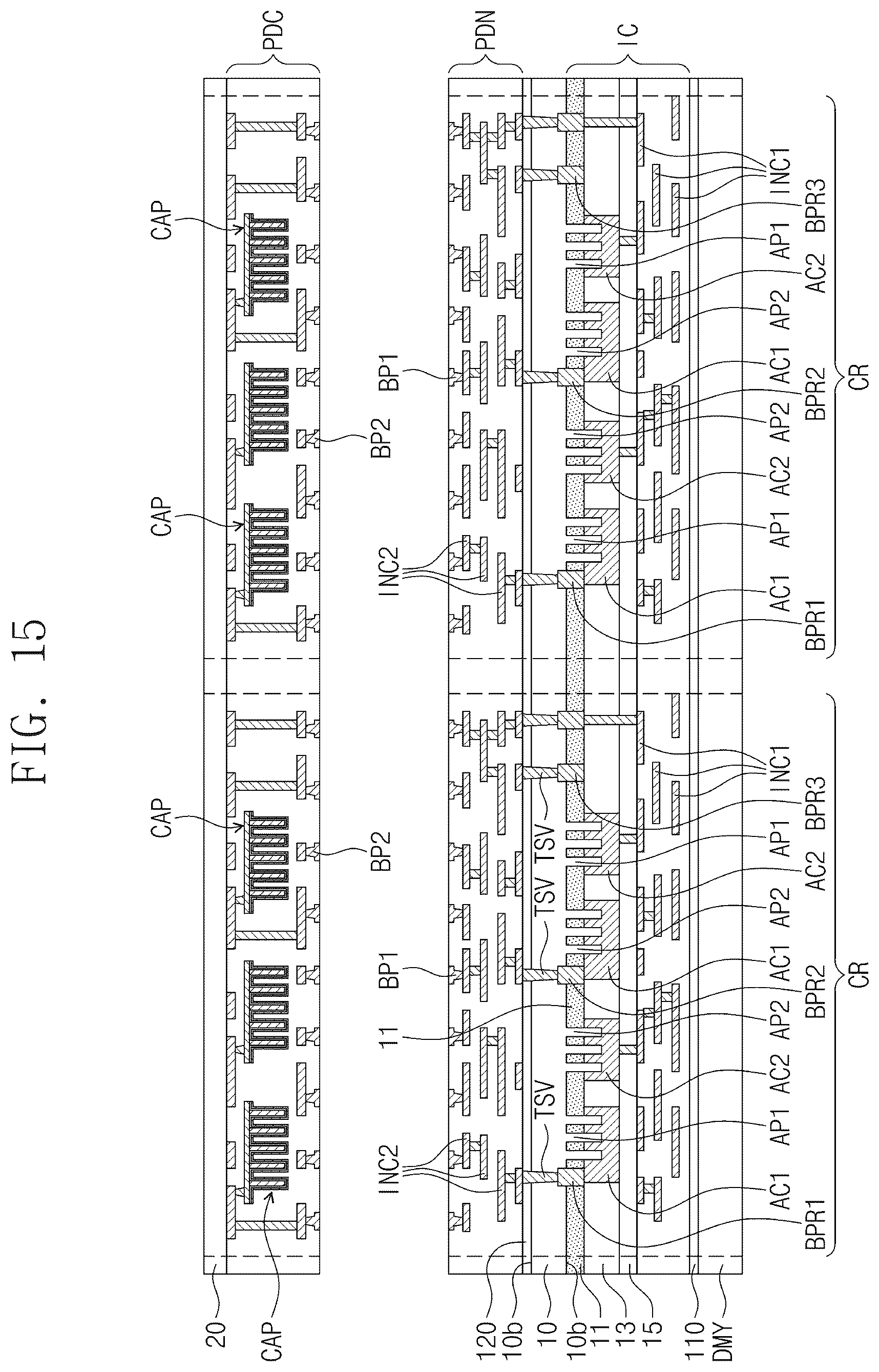 Patent US12308363 Figure 15 – Semiconductor package