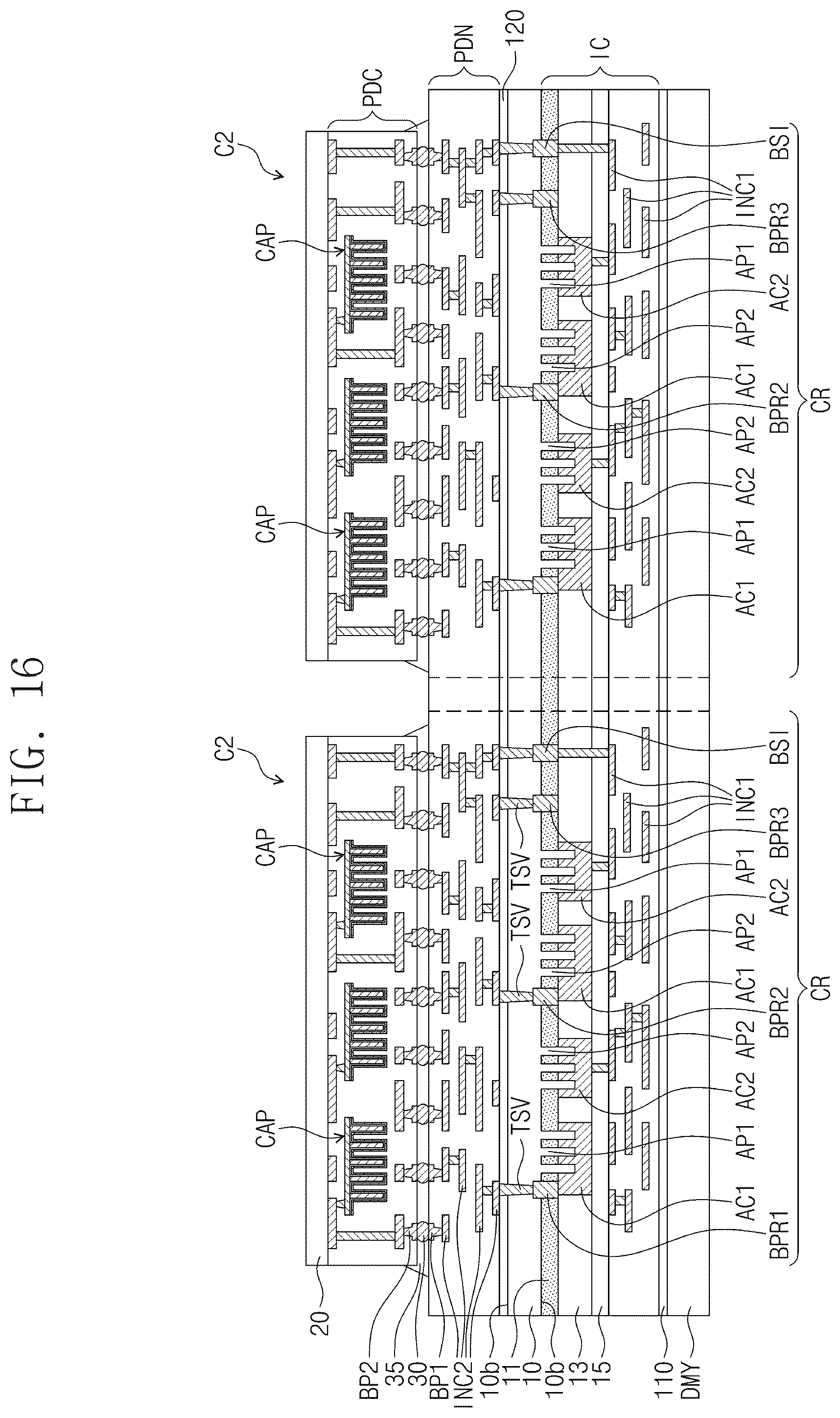 Patent US12308363 Figure 16 – Semiconductor package