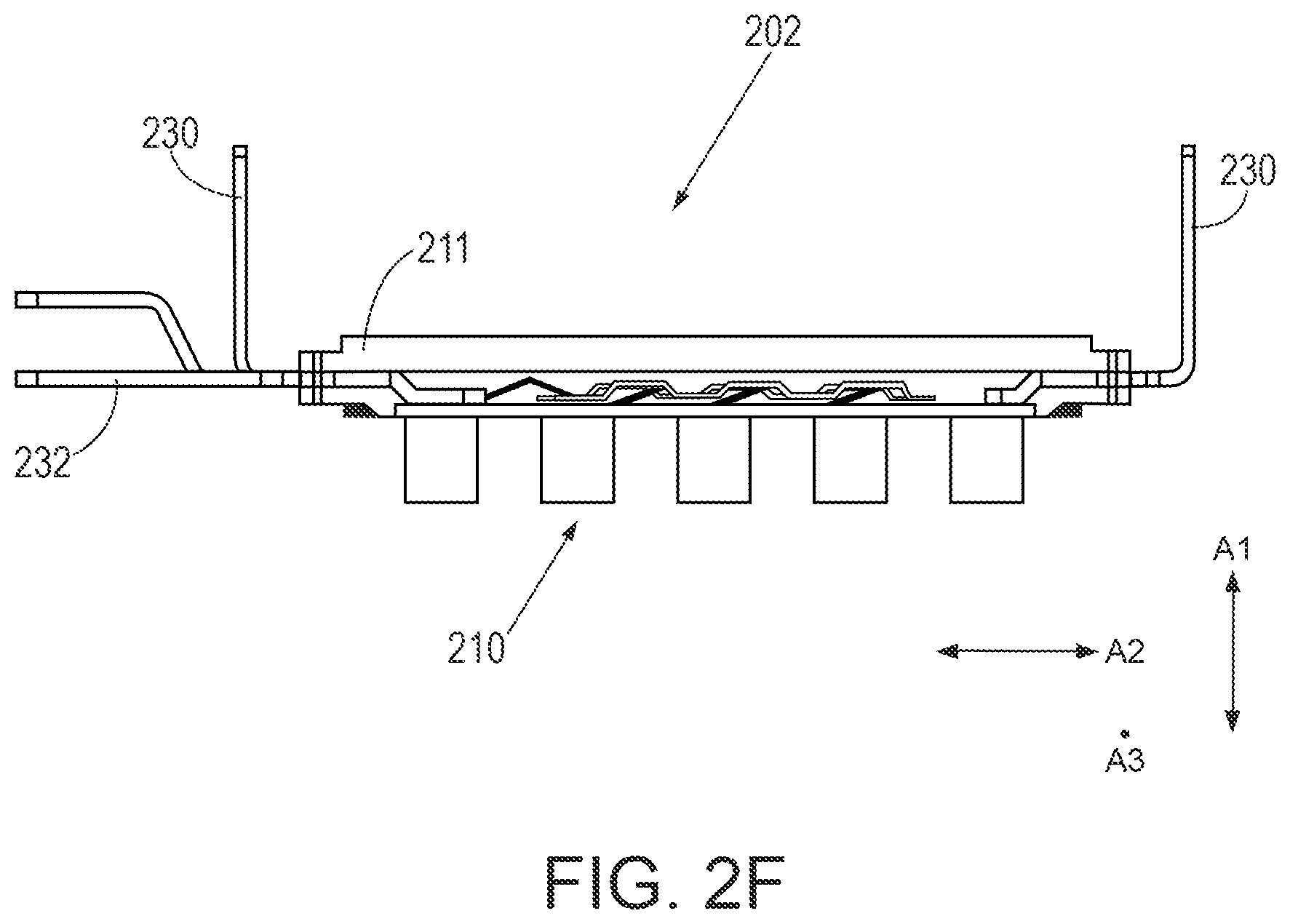 Patent US12308364 Figure 7 – Power module package for direct cooling multiple power modules