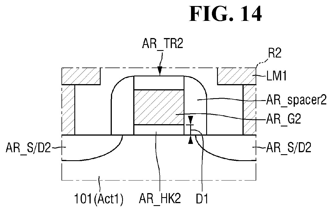 Patent US12308367 Figure 14 – Nonvolatile memory device with openings in the substrate and nonvolatile memory system including the same
