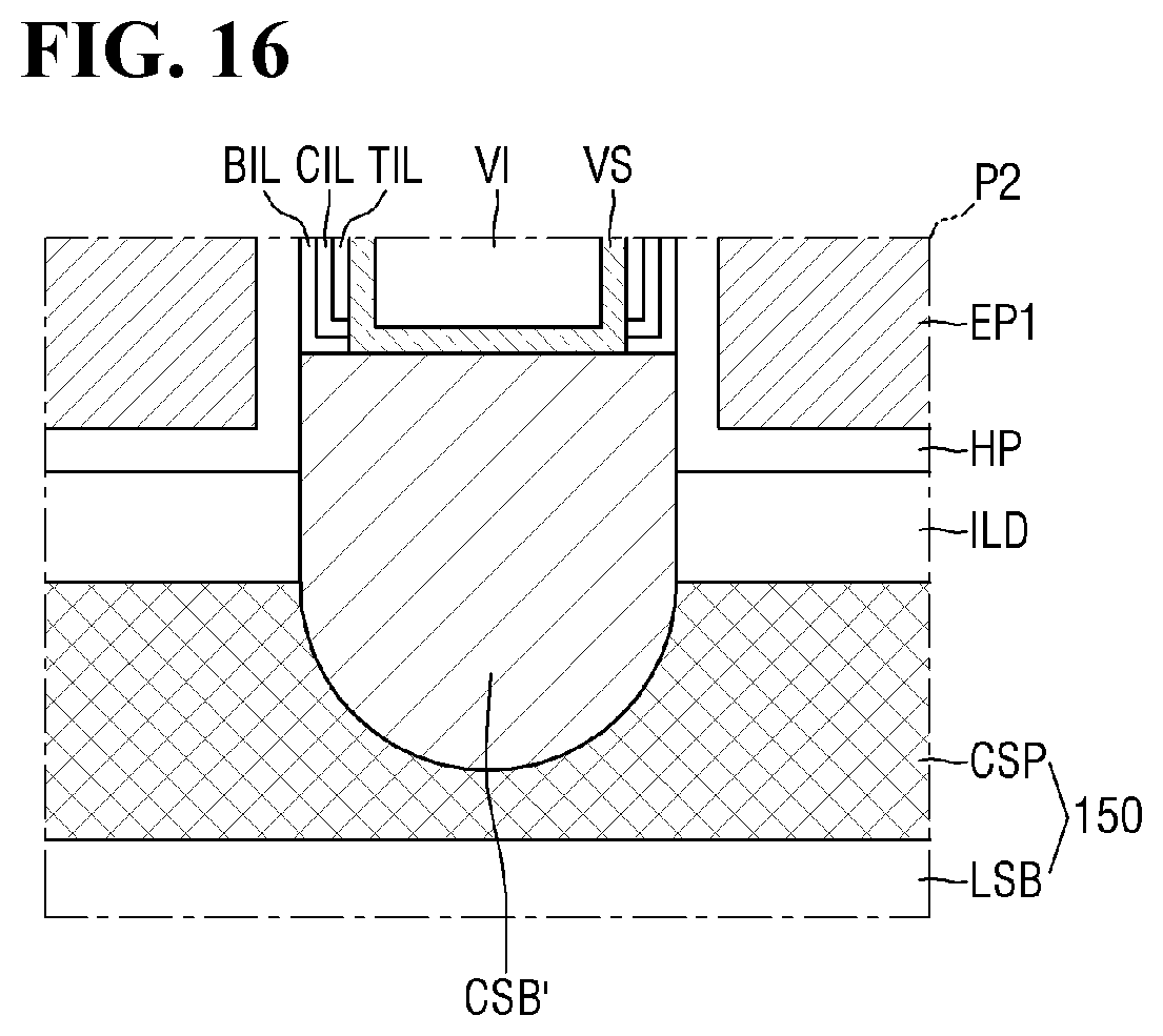 Patent US12308367 Figure 16 – Nonvolatile memory device with openings in the substrate and nonvolatile memory system including the same