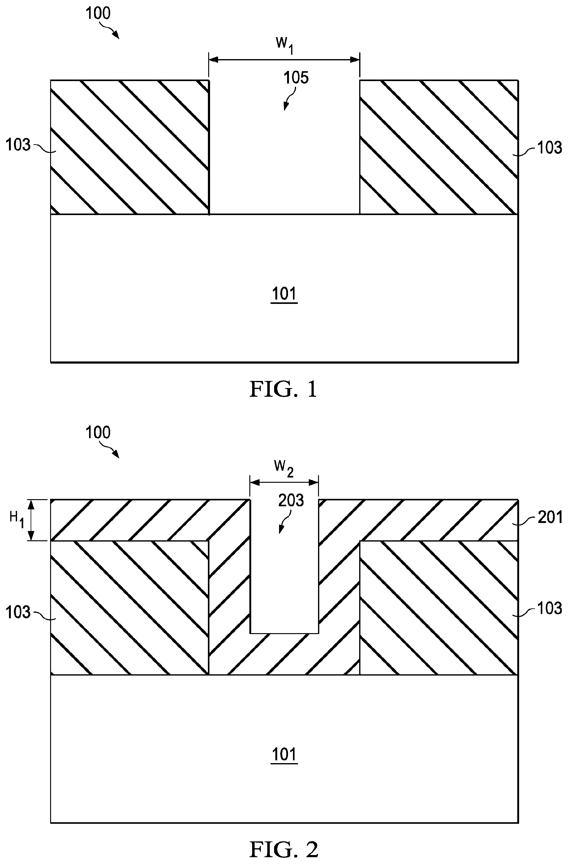 Patent US12308368 Figure 1 – Method for non-resist nanolithography