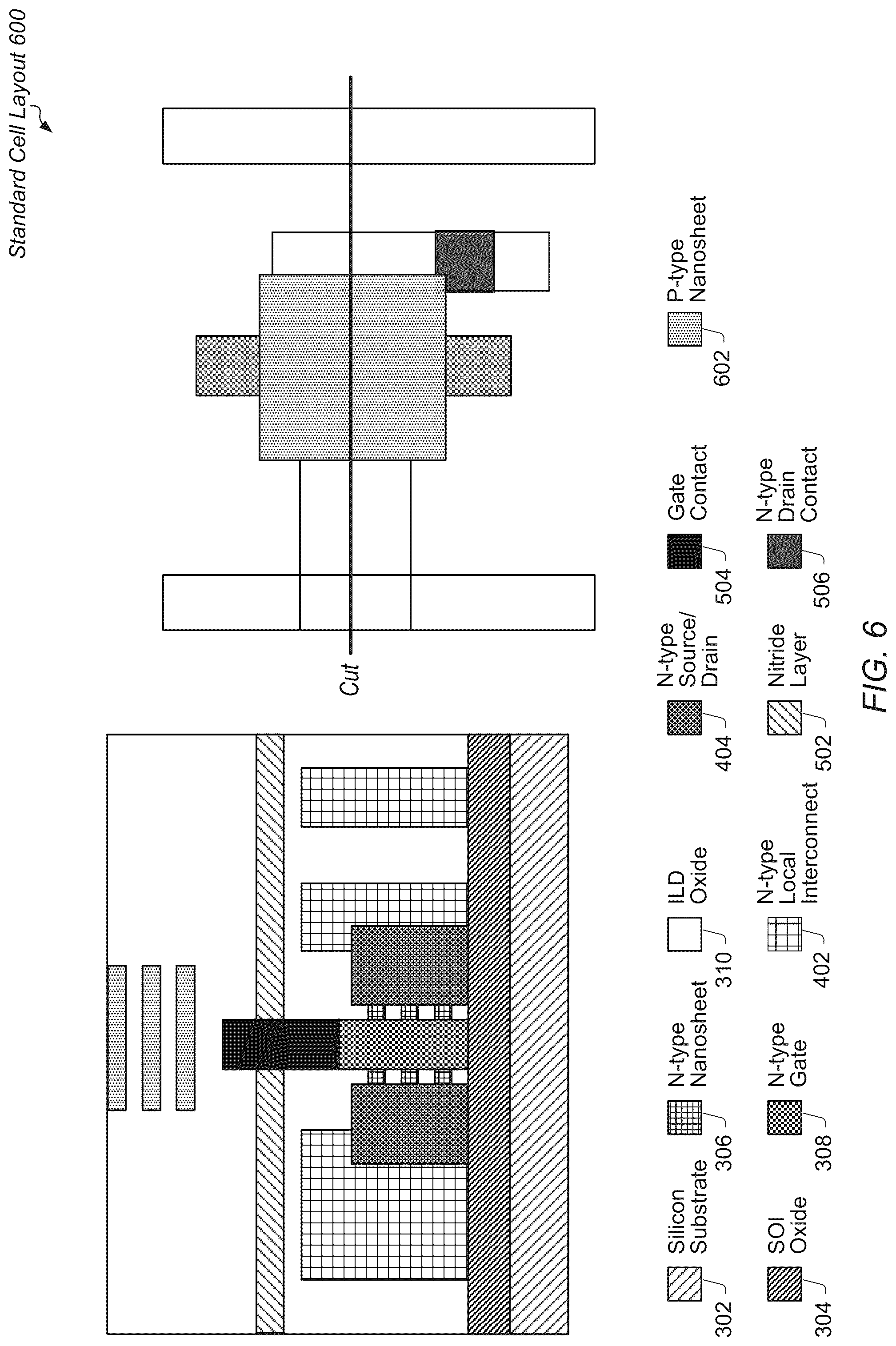 Patent US12308370 Figure 6 – Cross field effect transistors (XFETs) in integrated circuits