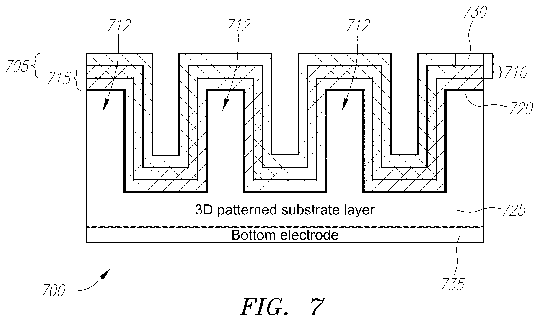 Patent US12308372 Figure 8 – Pre-equilibrium system and method using solid-state devices as energy converters using nano-engineered porous network materials