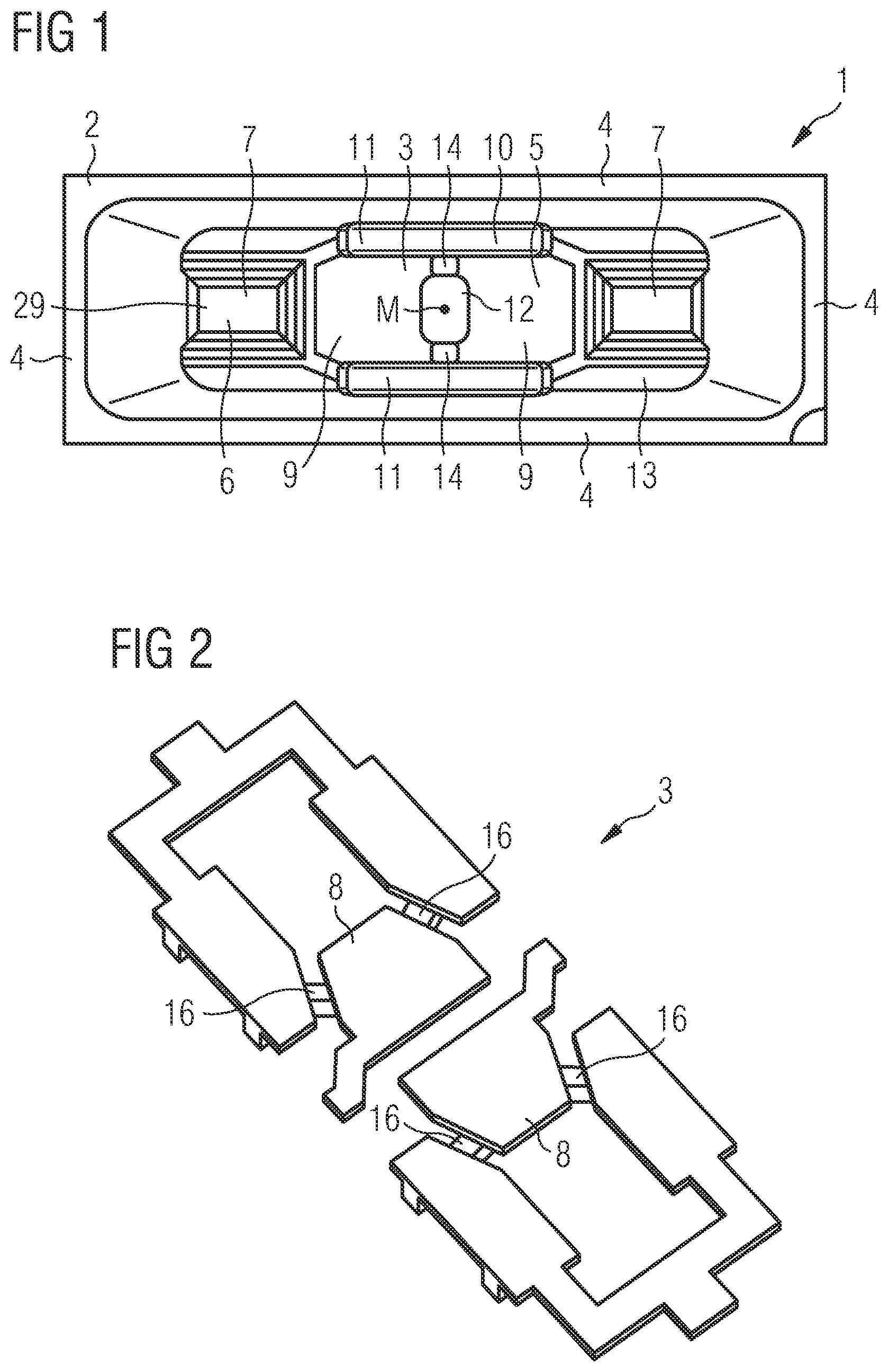 Patent US12308374 Figure 1 – Radiation-emitting component and method for producing same