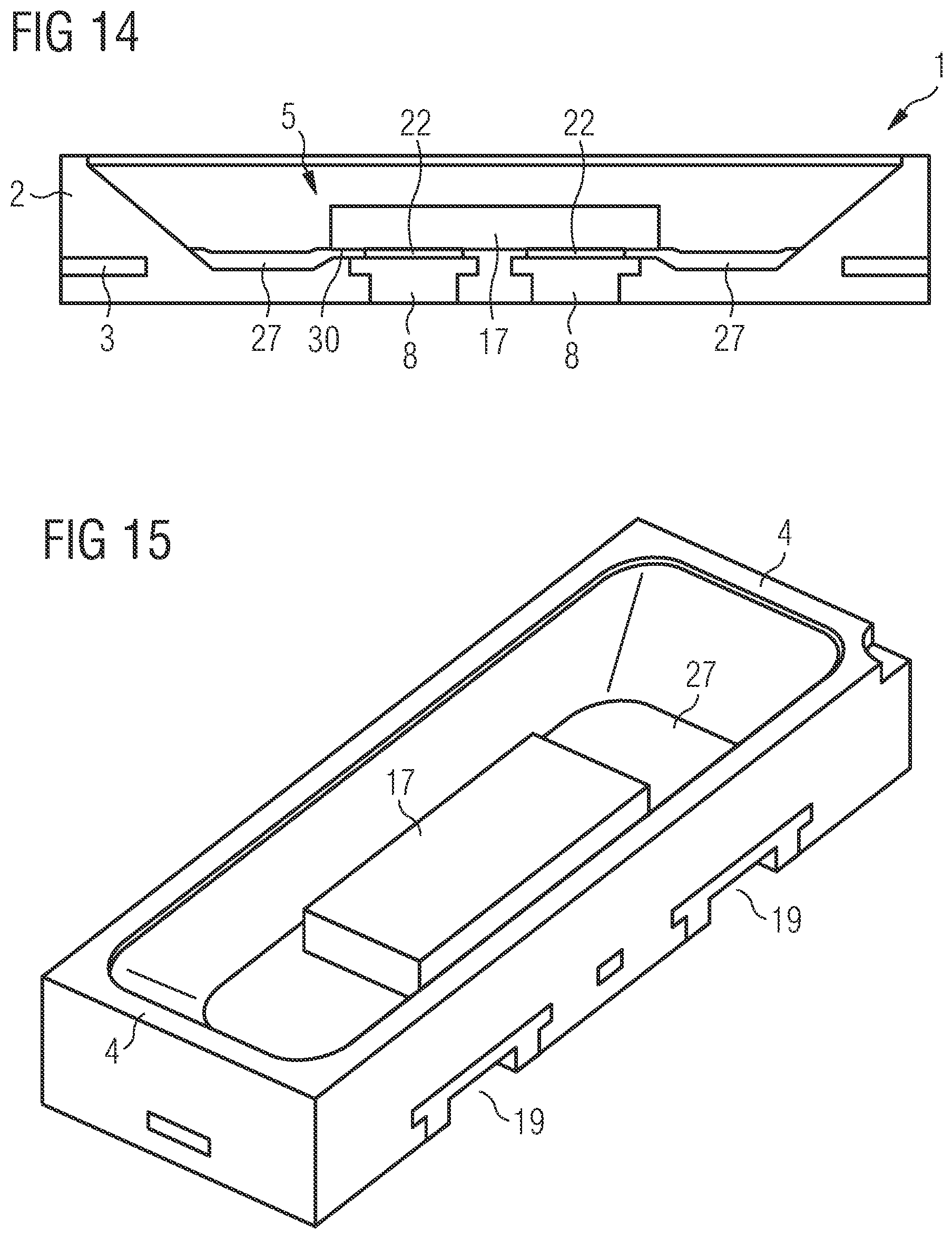 Patent US12308374 Figure 6 – Radiation-emitting component and method for producing same