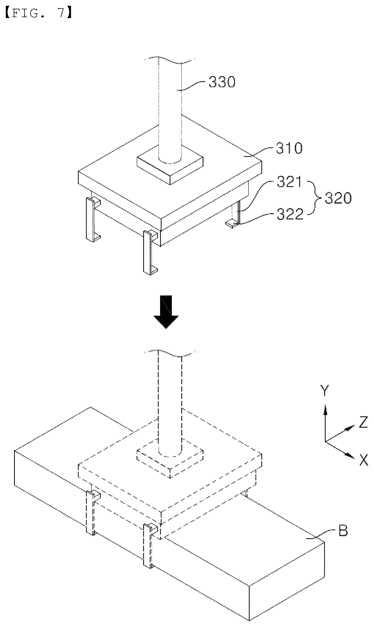 Patent US12308375 Figure 5 – Battery pack loading apparatus and battery pack loading method using the same