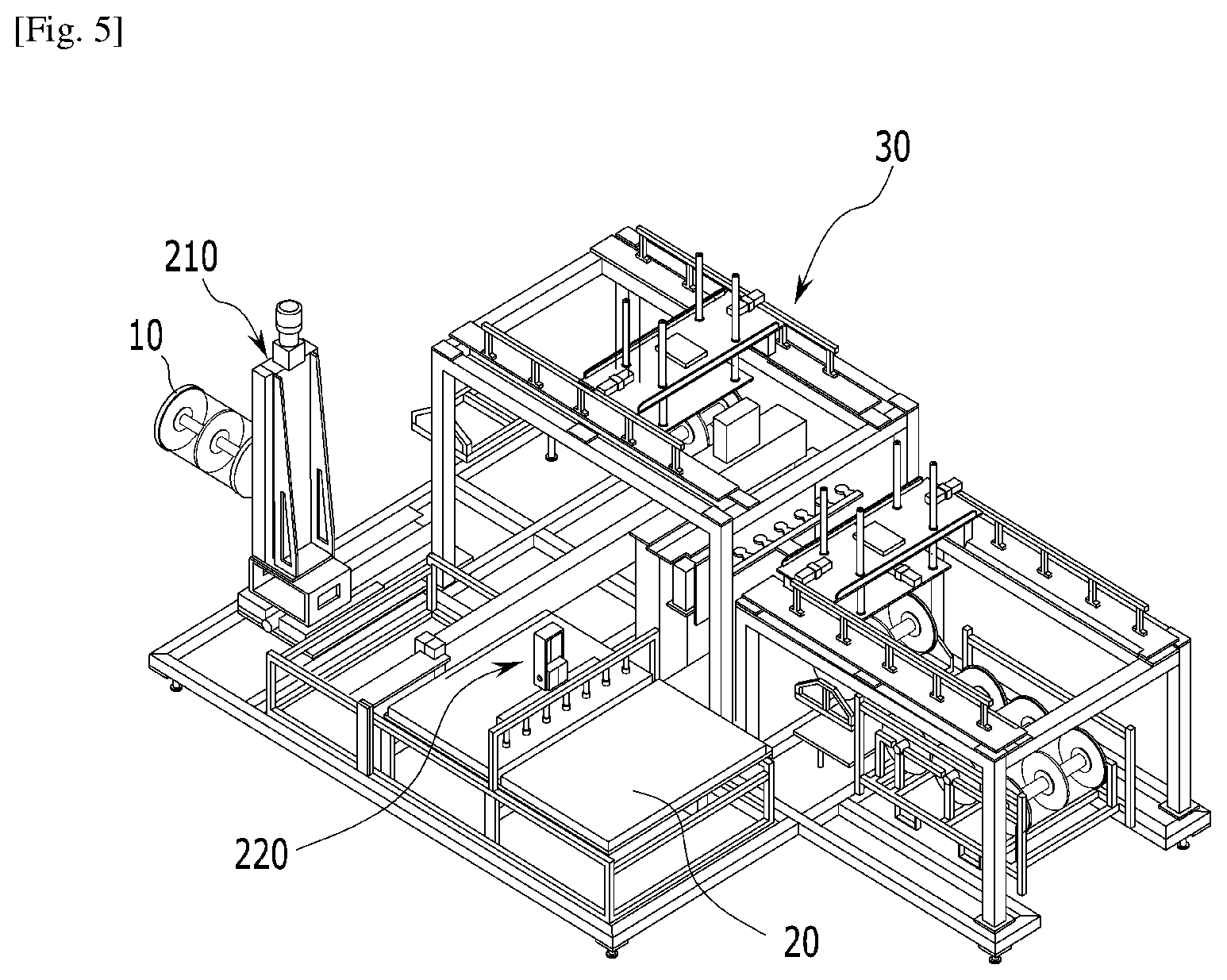 Patent US12308376 Figure 5 – Electrode packaging device and method