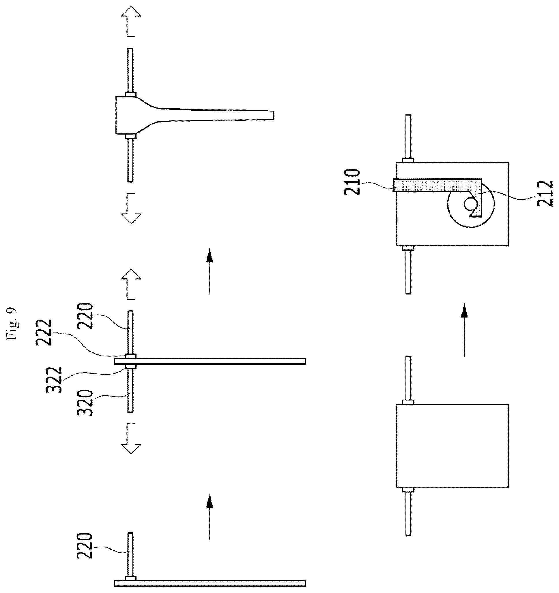 Patent US12308376 Figure 9 – Electrode packaging device and method