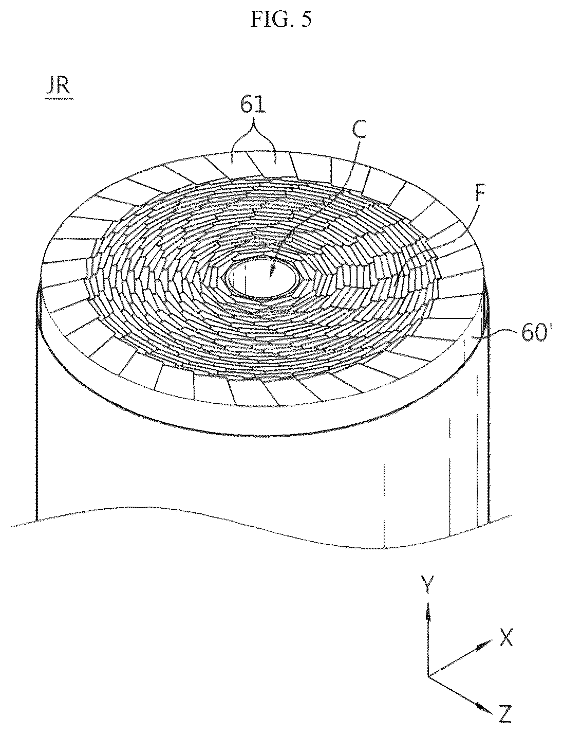 Patent US12308378 Figure 11 – Electrode assembly, battery, and battery pack and vehicle including the same