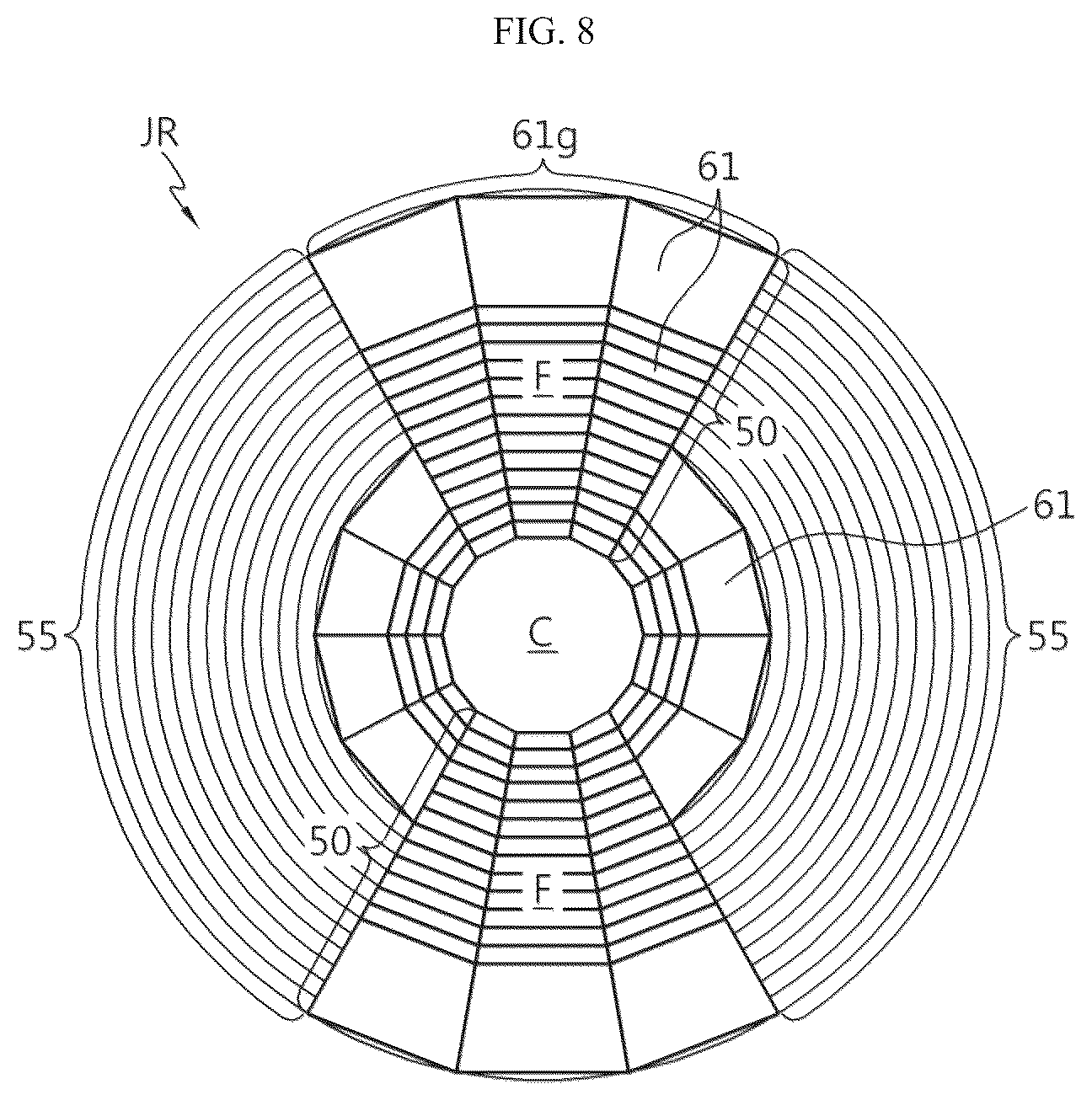 Patent US12308378 Figure 16 – Electrode assembly, battery, and battery pack and vehicle including the same