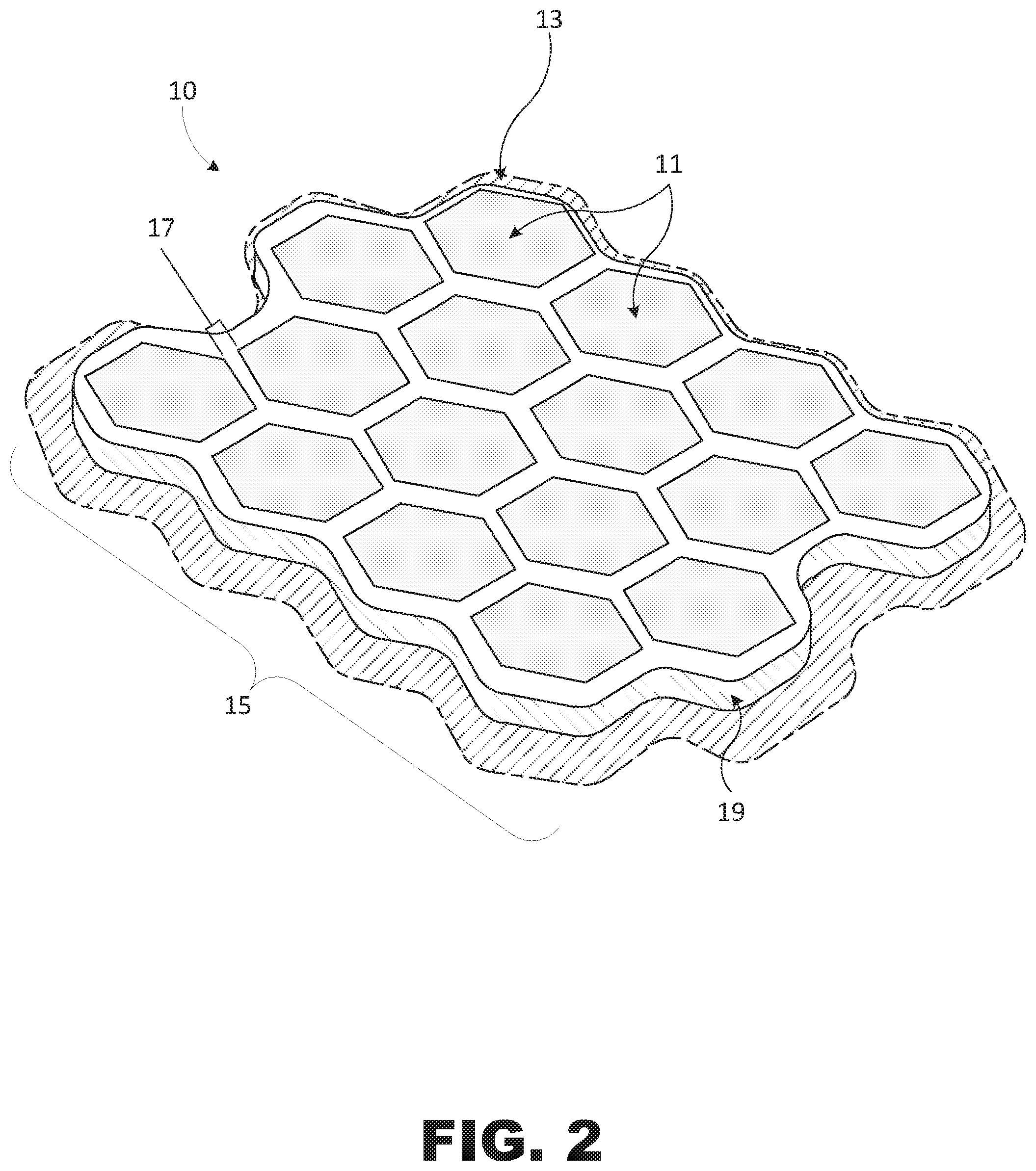 Patent US12308391 Figure 2 – Segmented cell architecture for solid state batteries