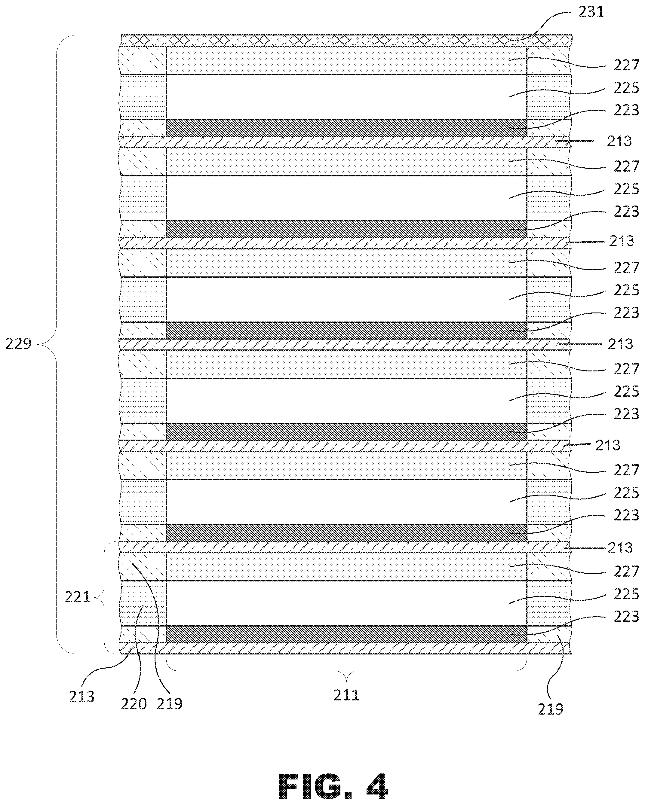 Patent US12308391 Figure 4 – Segmented cell architecture for solid state batteries