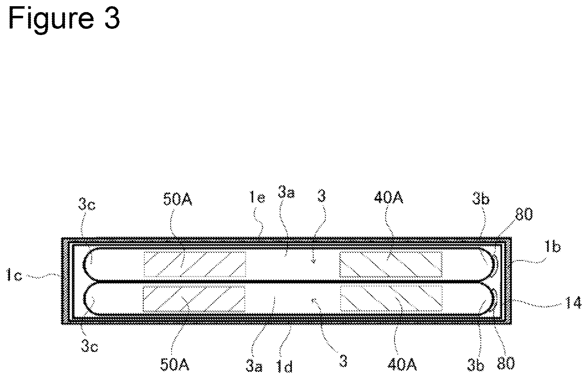 Patent US12308394 Figure 3 – Rectangular secondary battery