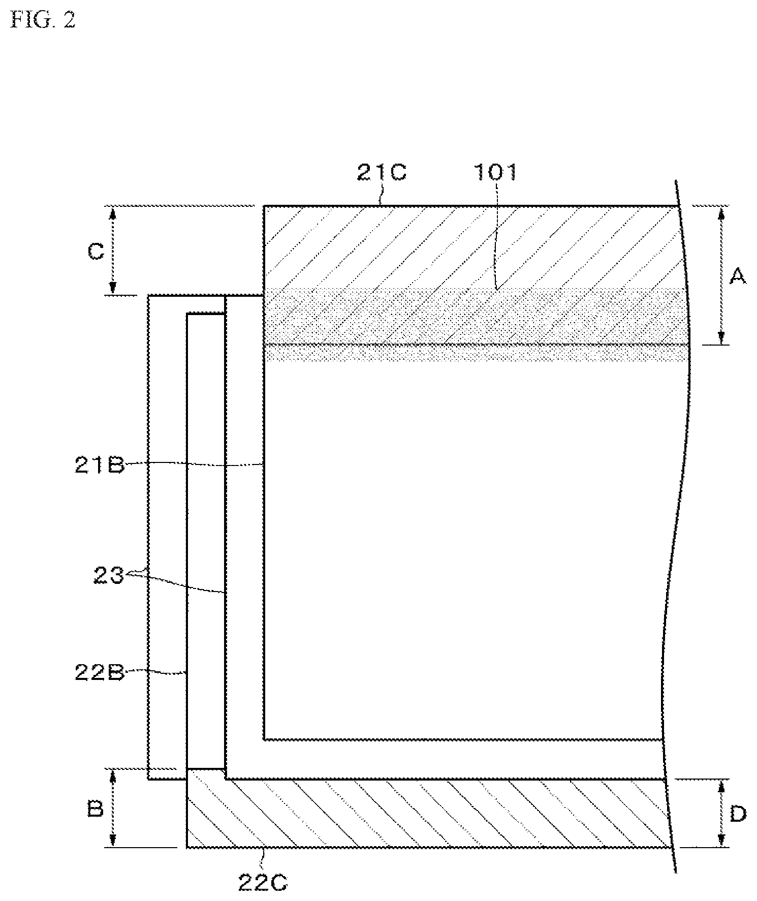 Patent US12308395 Figure 2 – Secondary battery, battery pack, electronic device, electric tool, electric aircraft, and electric vehicle