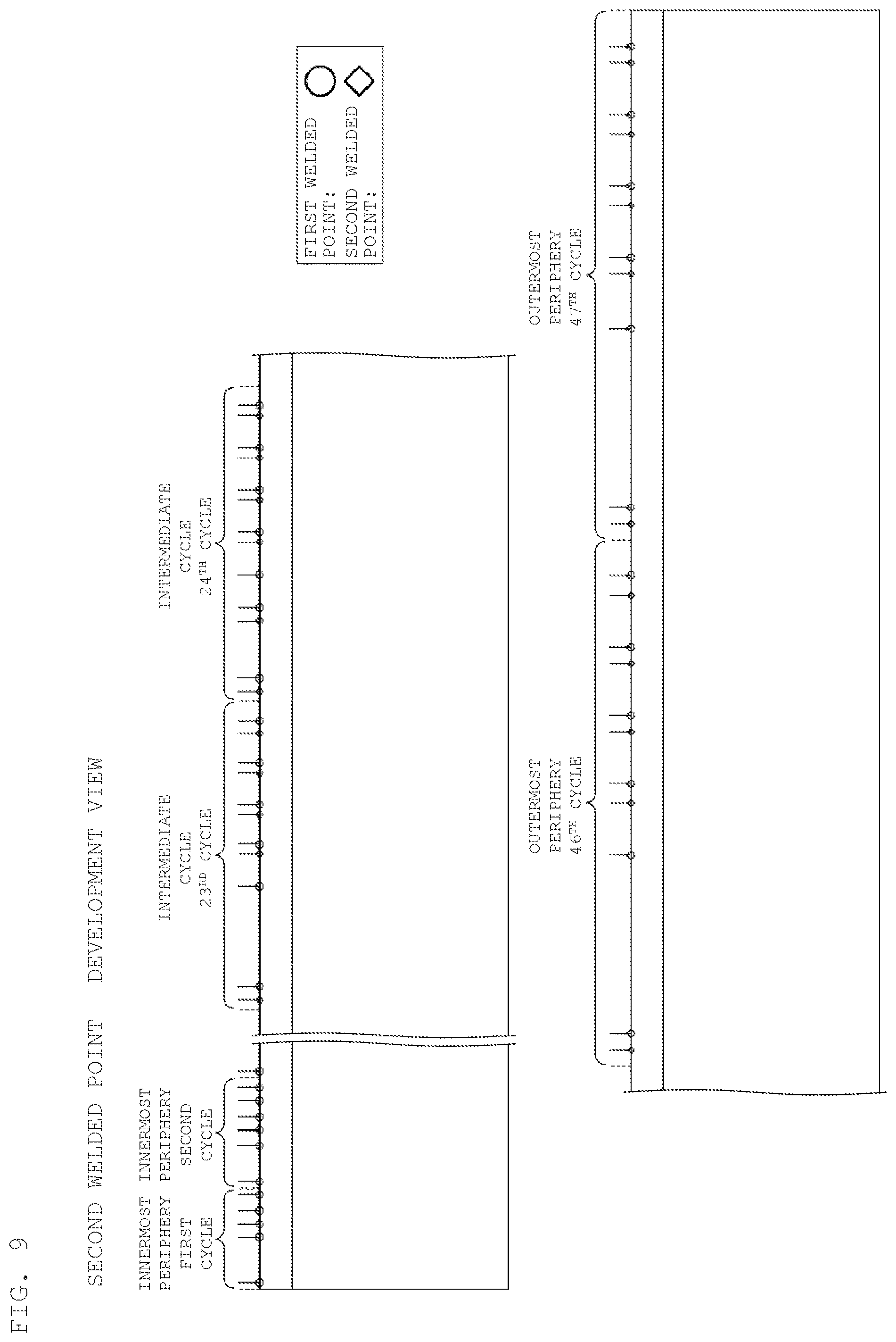Patent US12308395 Figure 9 – Secondary battery, battery pack, electronic device, electric tool, electric aircraft, and electric vehicle