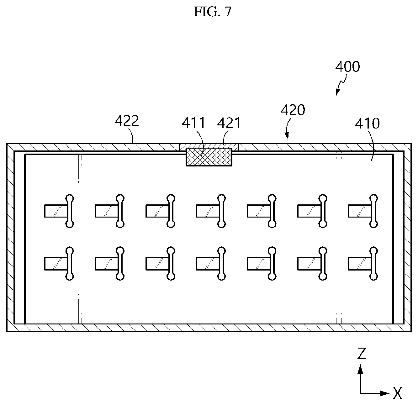 Patent US12308400 Figure 7 – Battery pack