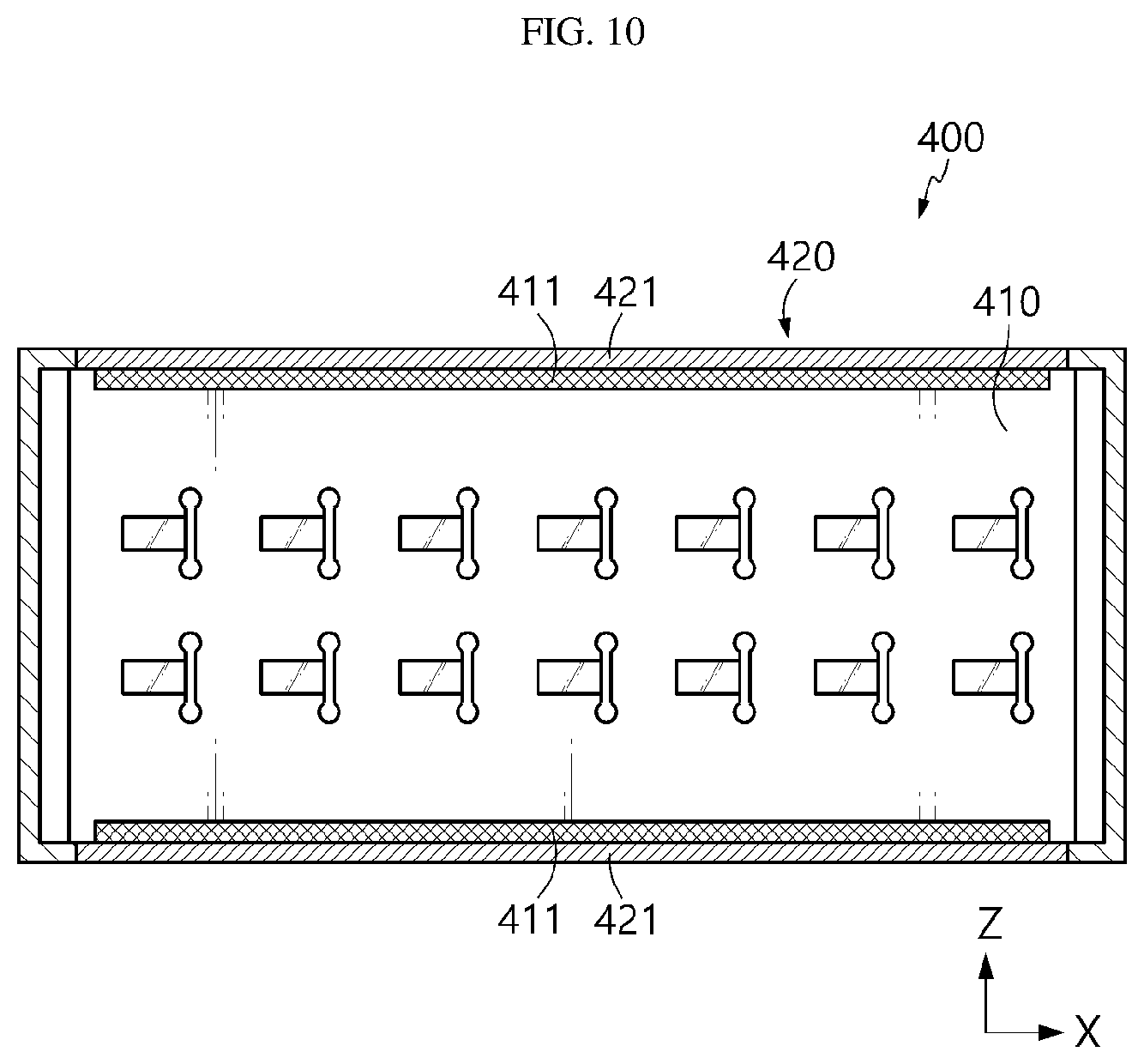 Patent US12308400 Figure 10 – Battery pack