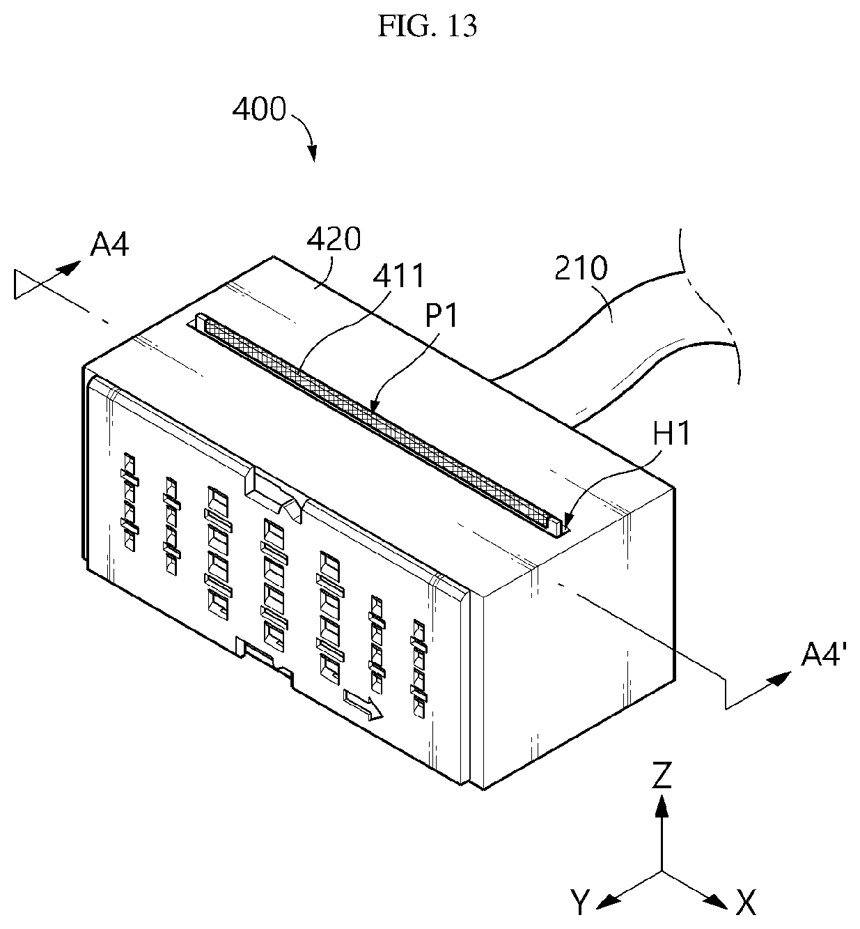 Patent US12308400 Figure 13 – Battery pack