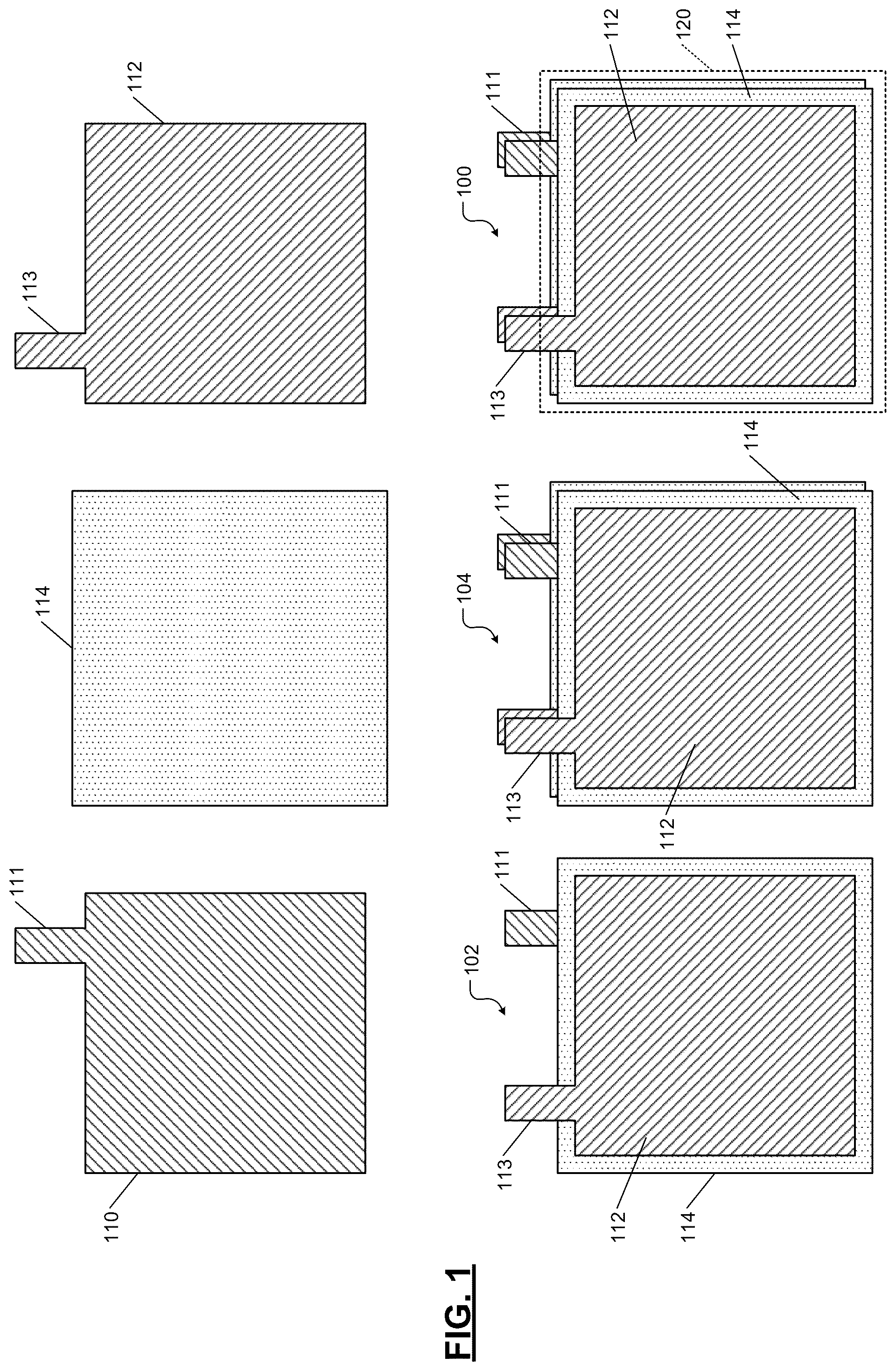 Patent US12308402 Figure 1 – Battery direct recycling