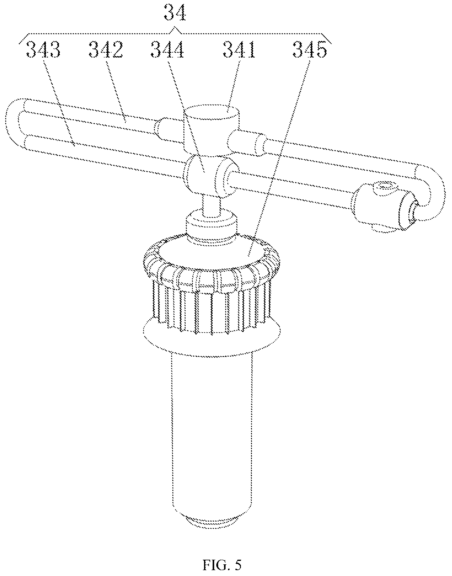 Patent US12308403 Figure 5 – Apparatus for efficiently pretreating and recycling waste battery