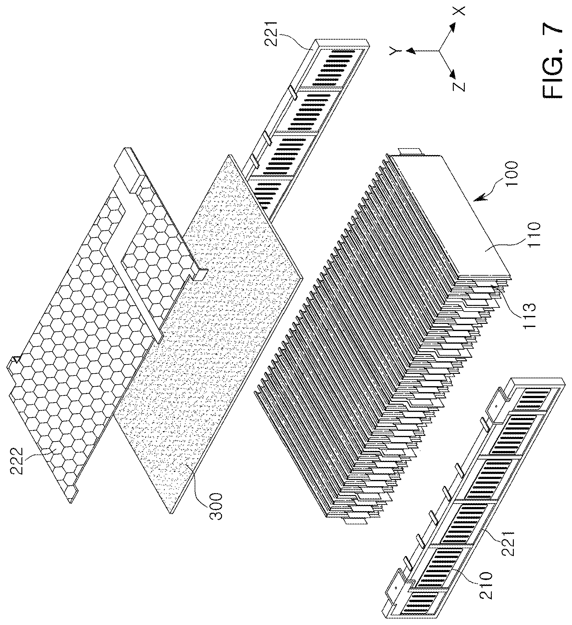 Patent US12308405 Figure 7 – Battery module
