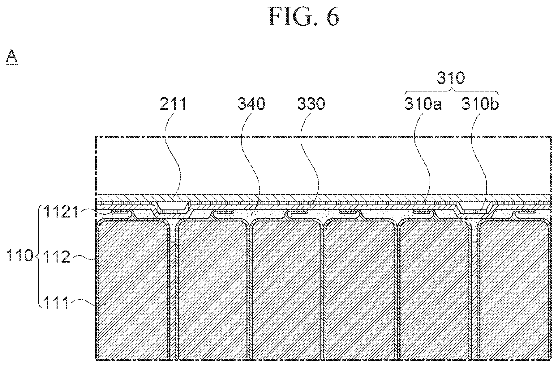 Patent US12308406 Figure 6 – Battery module having a sensing module thereon