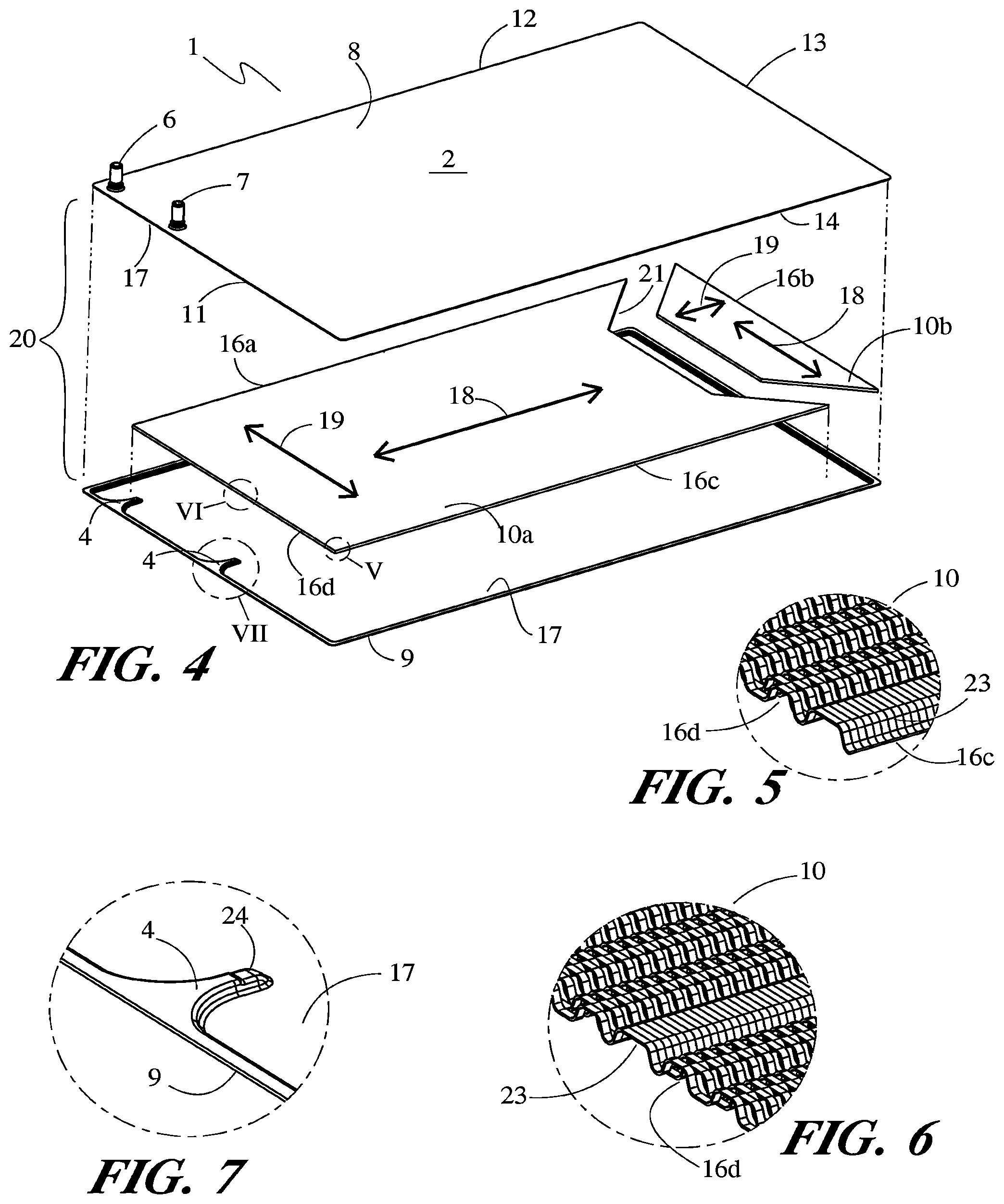 Patent US12308408 Figure 3 – Battery cooling plate