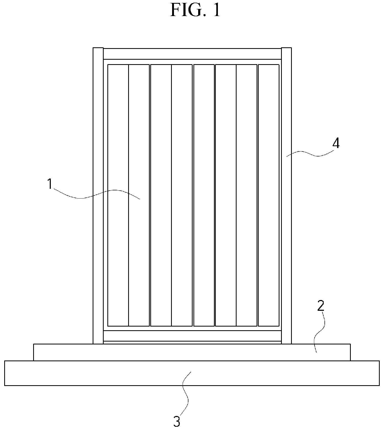 Patent US12308409 Figure 1 – Cooling structure of battery module for electric vehicle