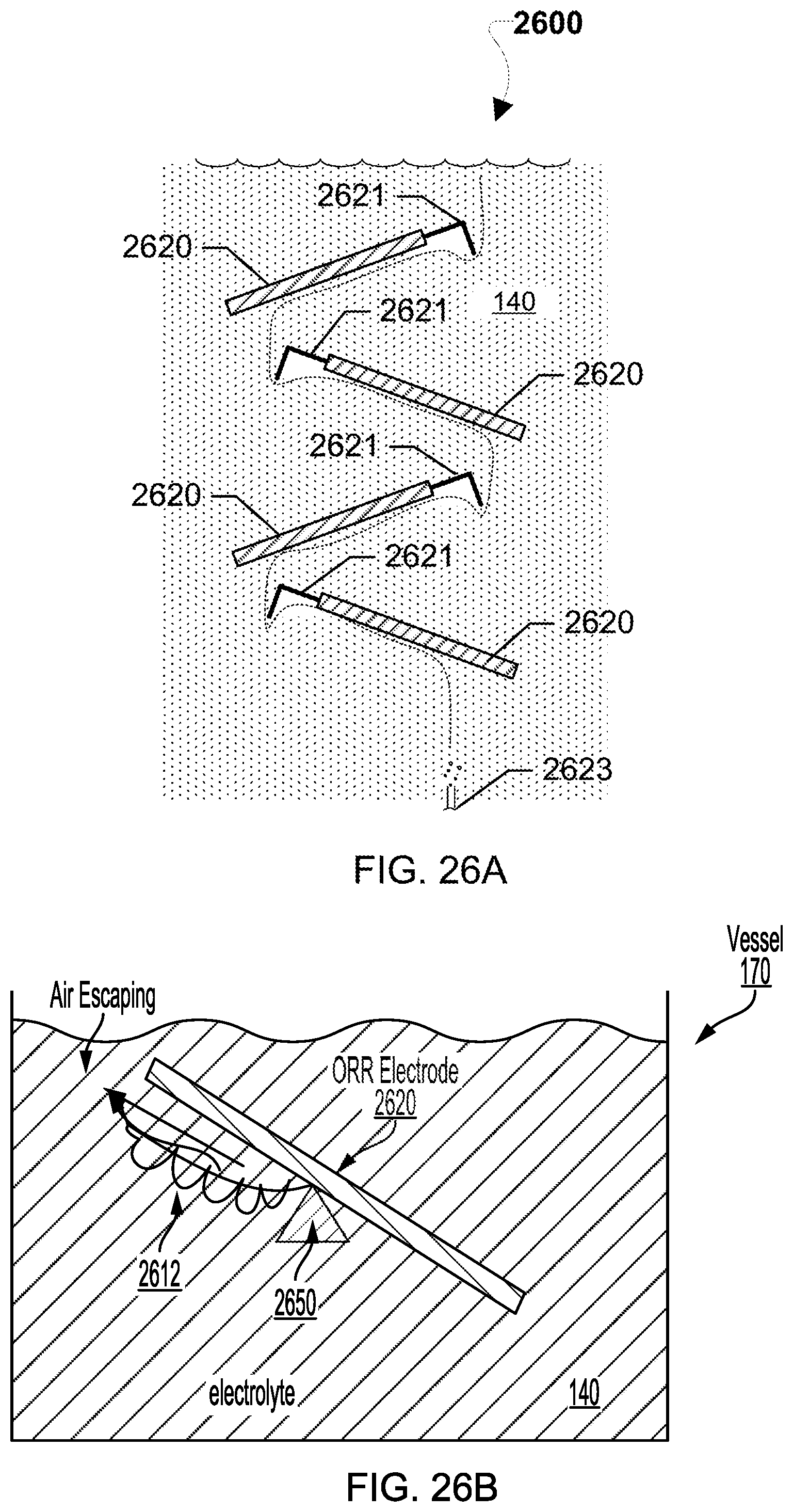 Patent US12308414 Figure 20 – Device architectures for metal-air batteries