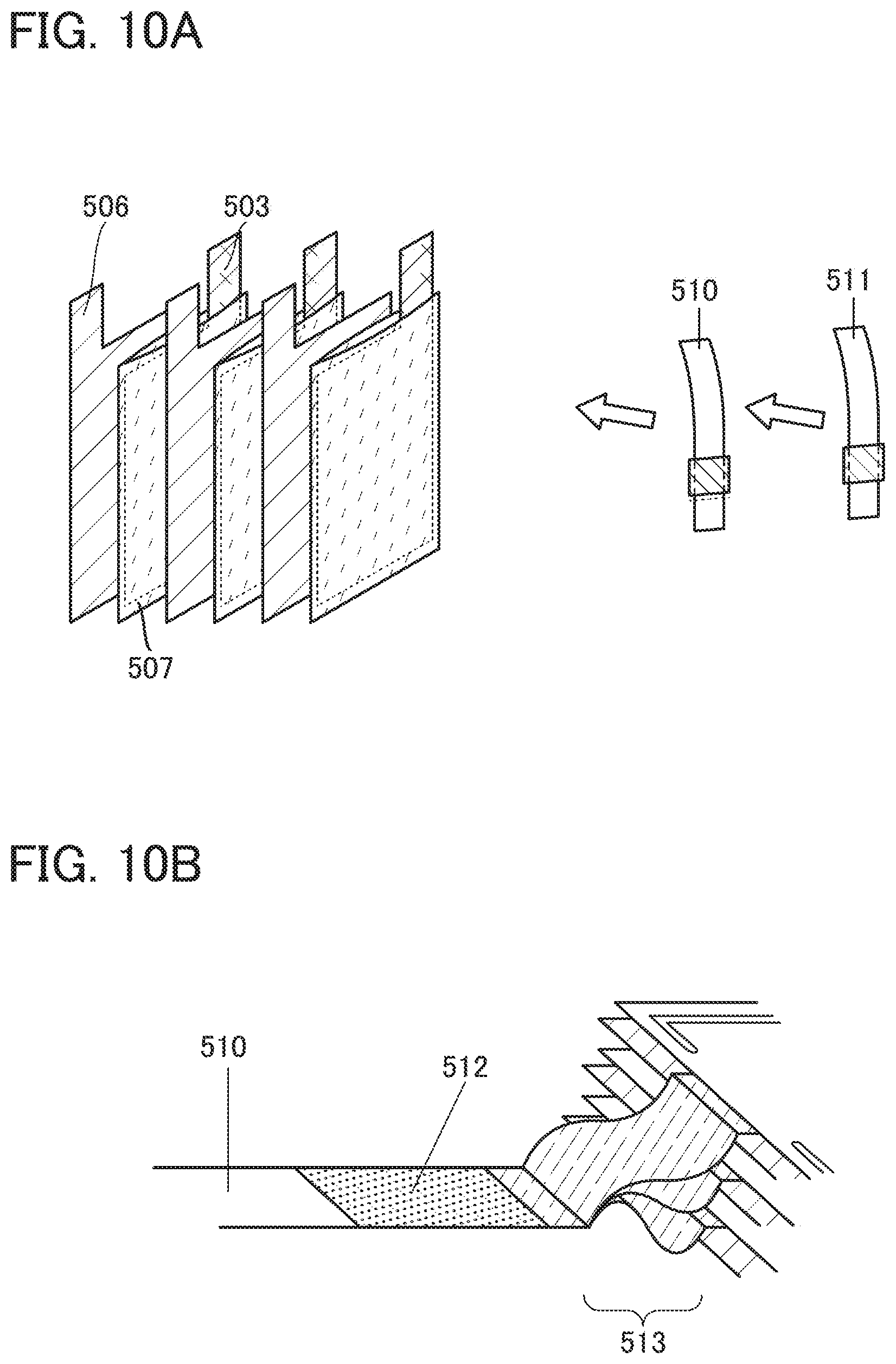 Patent US12308421 Figure 10 – Electrode and power storage device comprising graphene compound